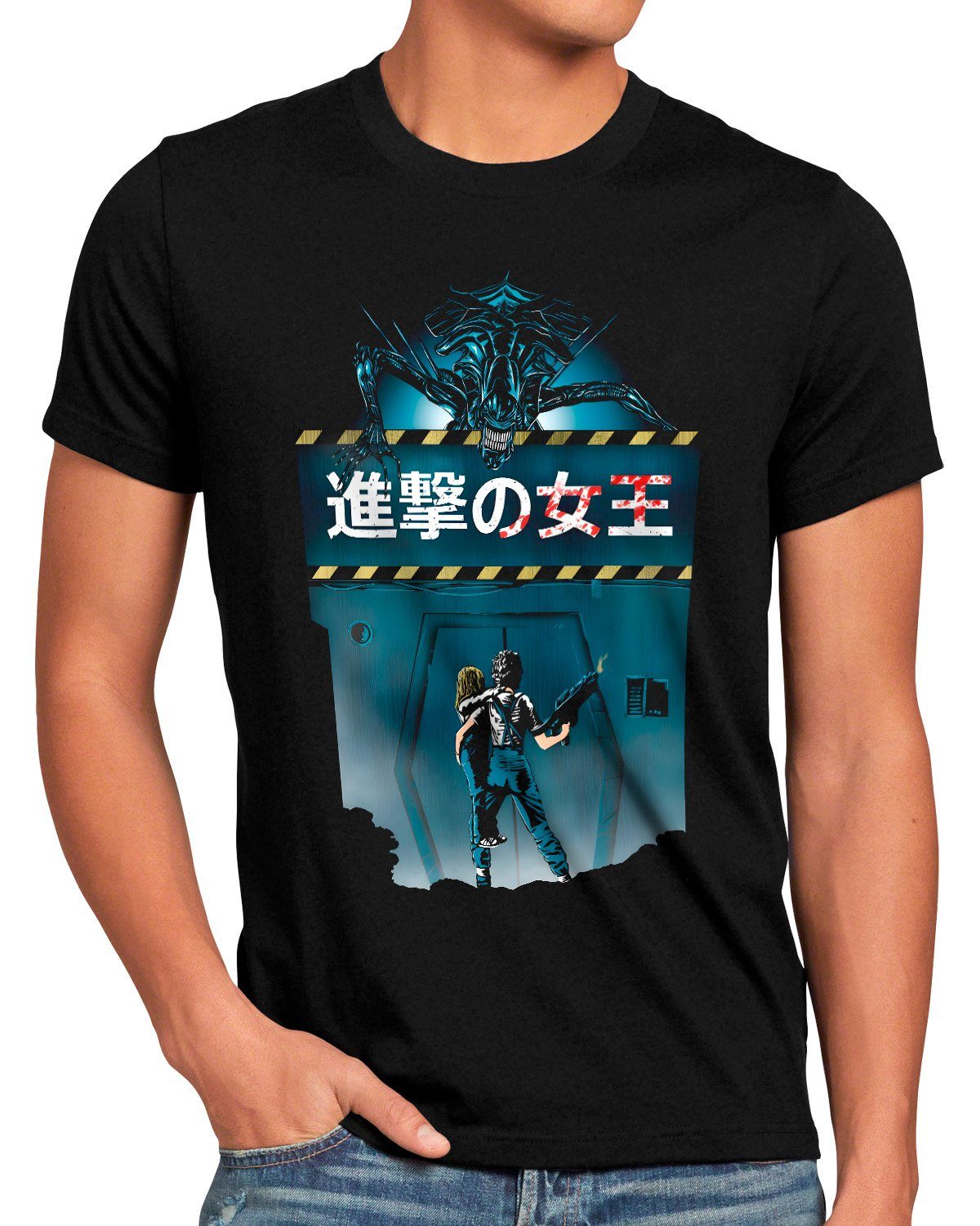 Print-Shirt alien scott style3 ridley Attack T-Shirt Herren Queen predator xenomorph