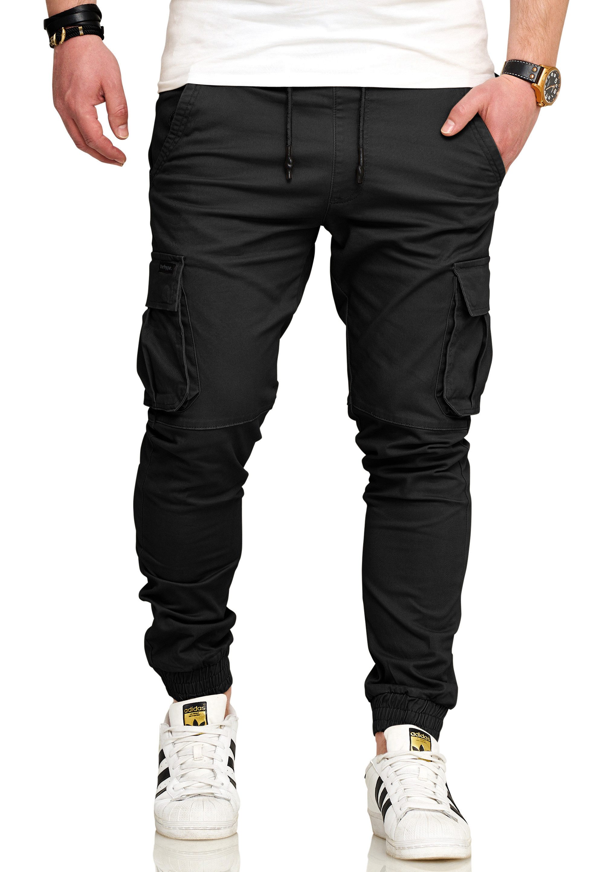 SOULSTAR Cargohose S2LOM Herren Chino Jogger Jeans Hose Stoffhose Freizeithose – Bild 2 von 4