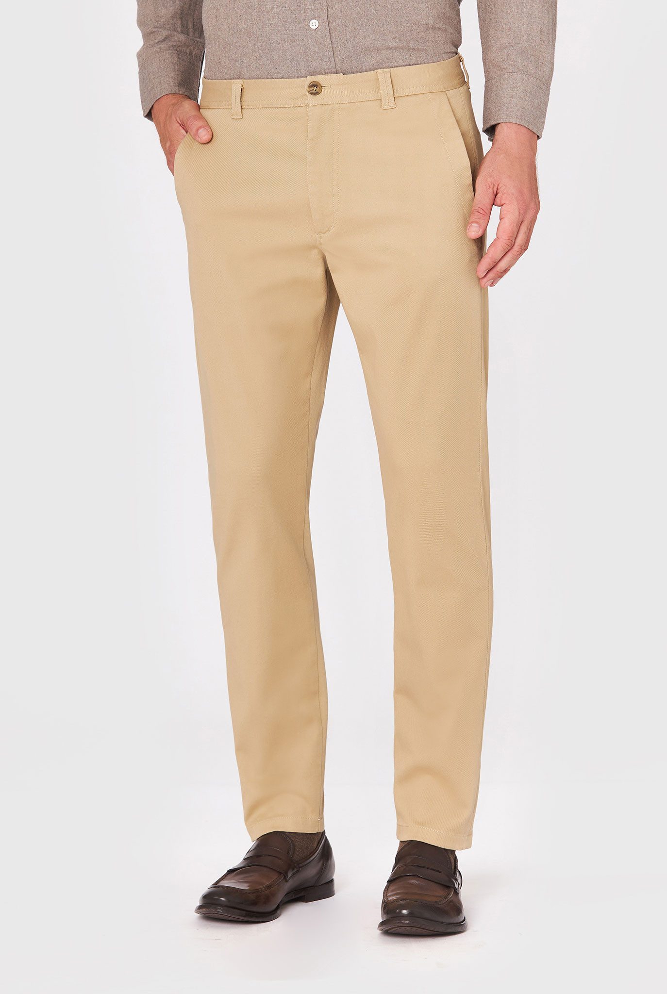 Hiltl Chinos J Don - True Twill, Tapered-Fit, Baumwolle-sand-50