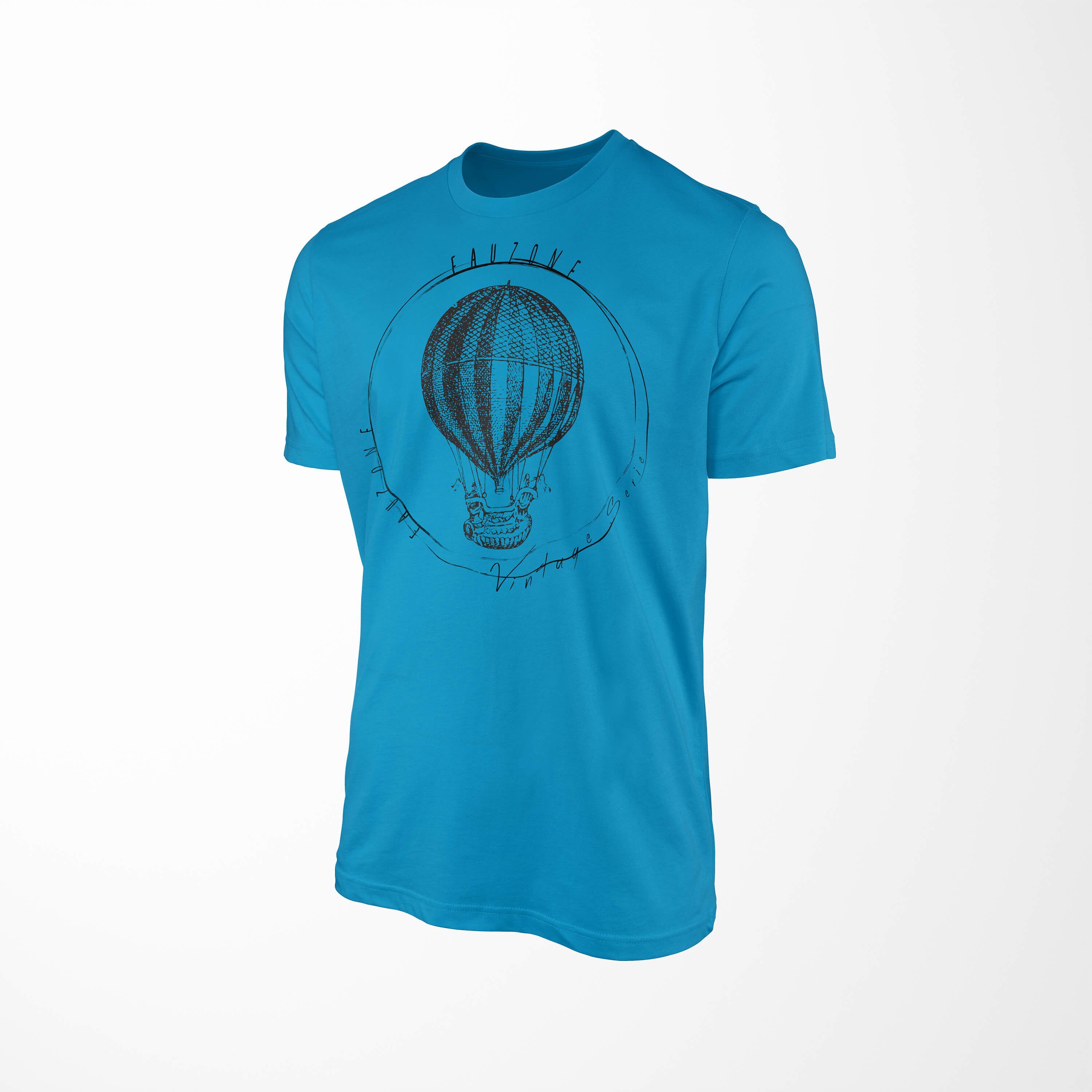 Art Sinus Herren Atoll Vintage Heizluftballon T-Shirt T-Shirt