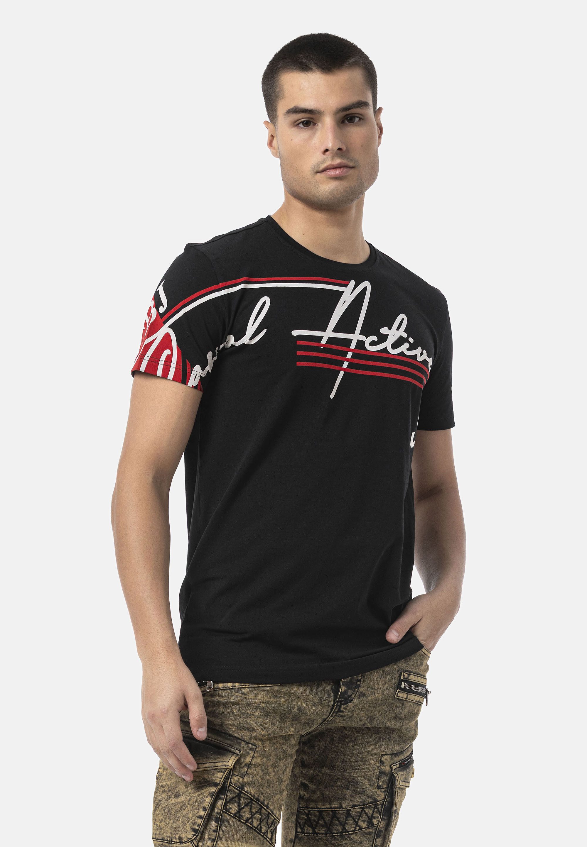 Cipo & Baxx T-Shirt CT796 Rundhalsausschnitt