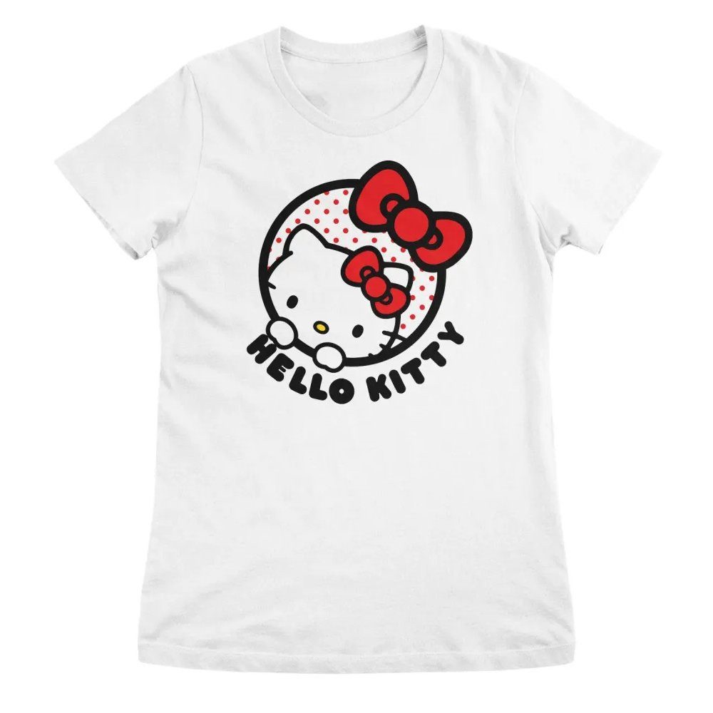 Hello Kitty T-Shirt Circle Girly Tee