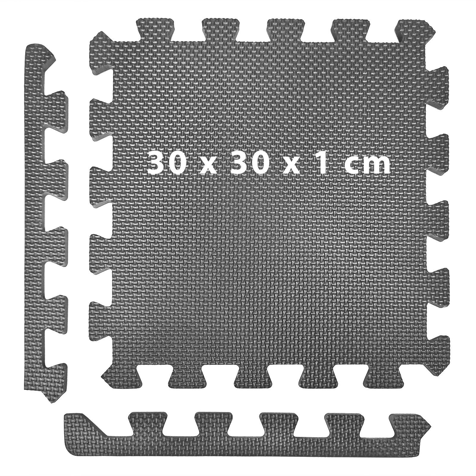 ALPIDEX Bodenschutzmatte ALPIDEX 21 Puzzlematten Bodenschutzmatten 30 x 30 x 1 cm