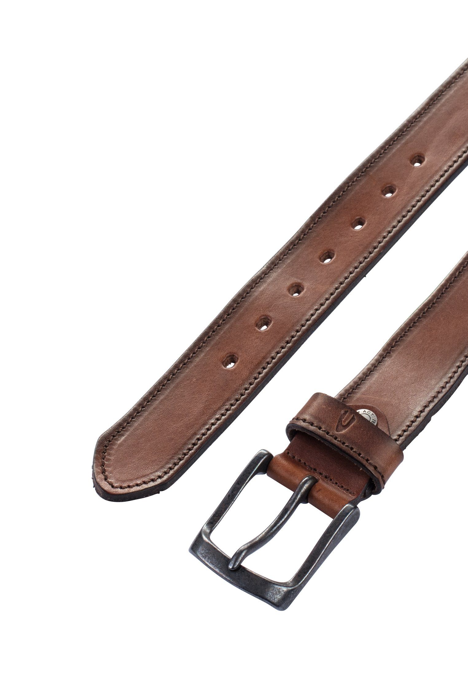 camel active Hüftgürtel Ledergürtel Steppnaht günstig online kaufen