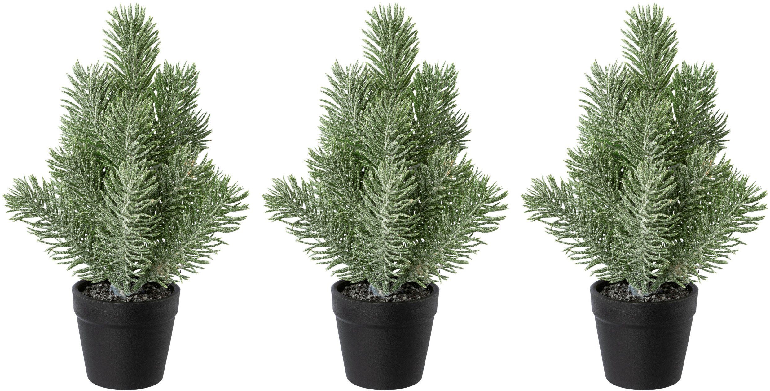 Creativ green Künstlicher Weihnachtsbaum Weihnachtsdeko, künstlicher Christbaum, Tannenbaum, mit Frost-Optik