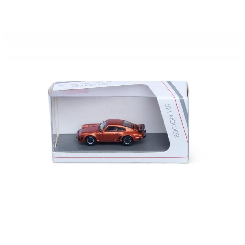 Schuco Modellbausatz Porsche 911 Turbo (930) Bronze/Schw / 1:87, Maßstab 1:87