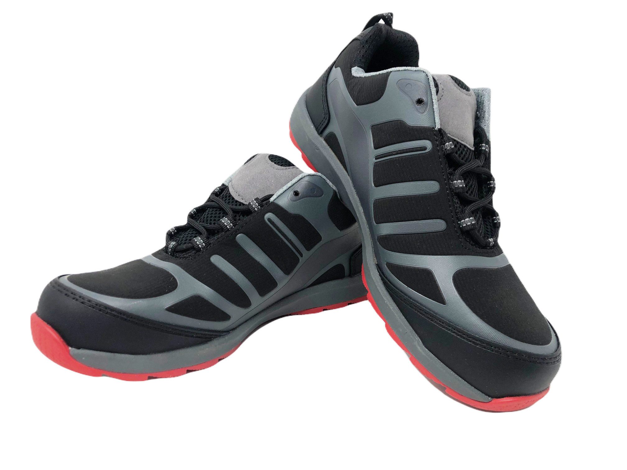 Engelbert Strauss S1 Sicherheitshalbschuhe Tripoli schwarz/grau MIT Stahlkappe Herren Sicherheitsschuh Zehenschutz Stahl 200 Joule