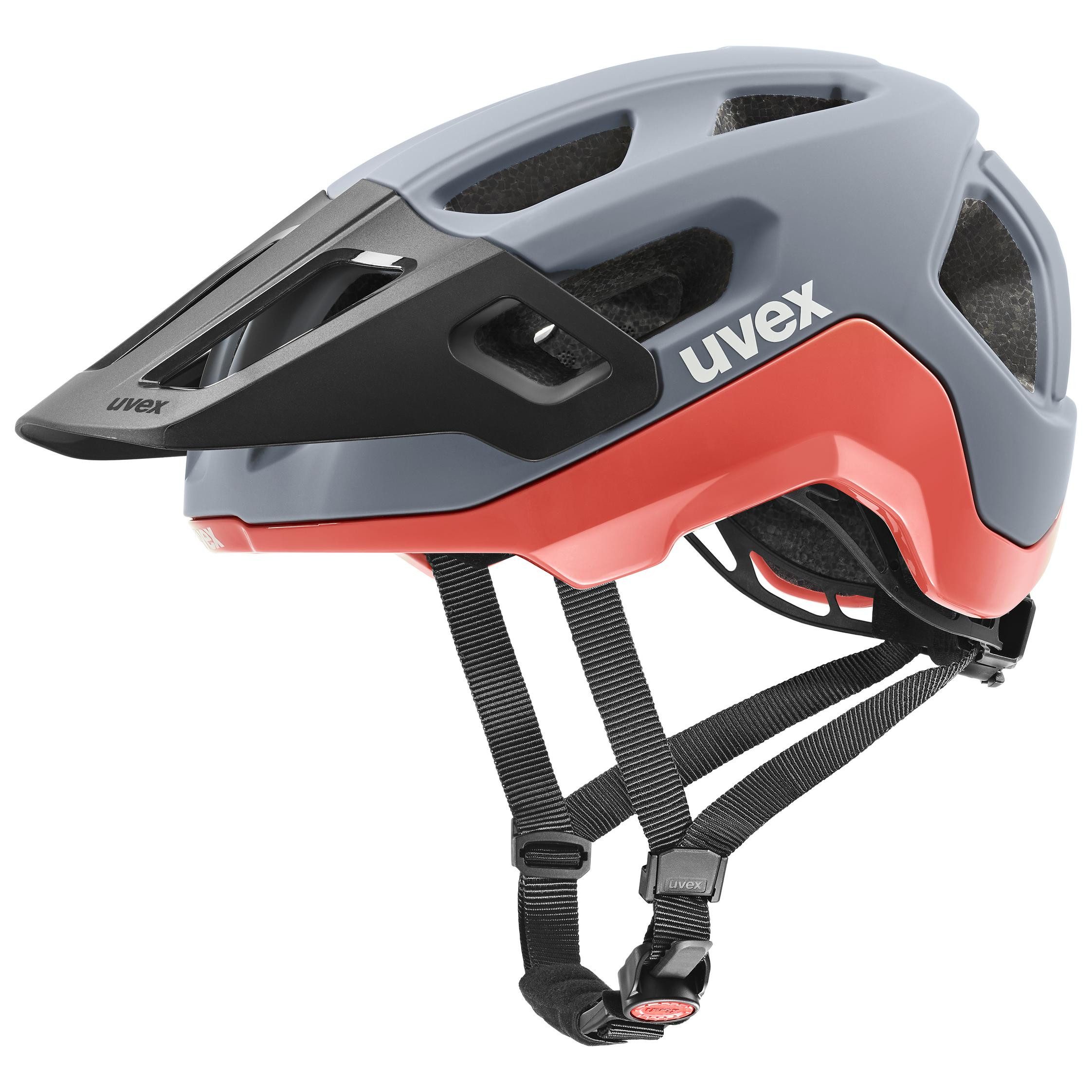 Uvex Fahrradhelm uvex react RHINO-APRICOT PEACH MATT