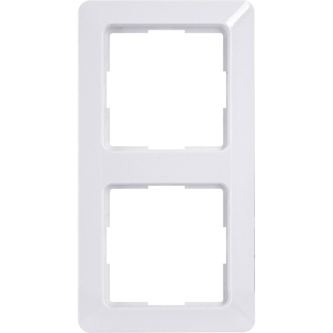 Kopp Schalter Kopp Abdeckrahmen 2-fach Serie Milano Unterputz