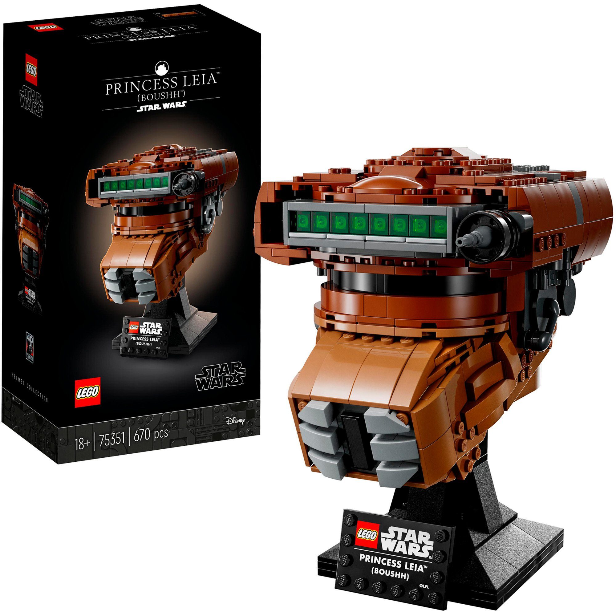 LEGO® LEGO Star Wars Prinzessin Leia (Boushh) Helm, Spielbausteine günstig online kaufen