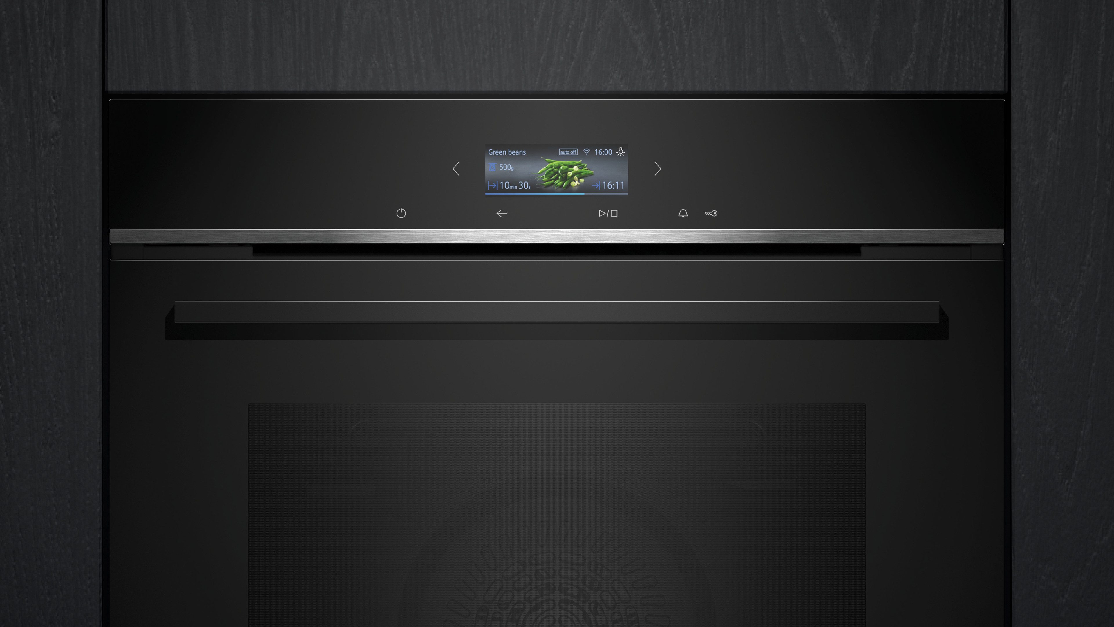 SIEMENS Pyrolyse Backofen iQ700 HB772A1B1, mit Teleskopauszug nachrüstbar