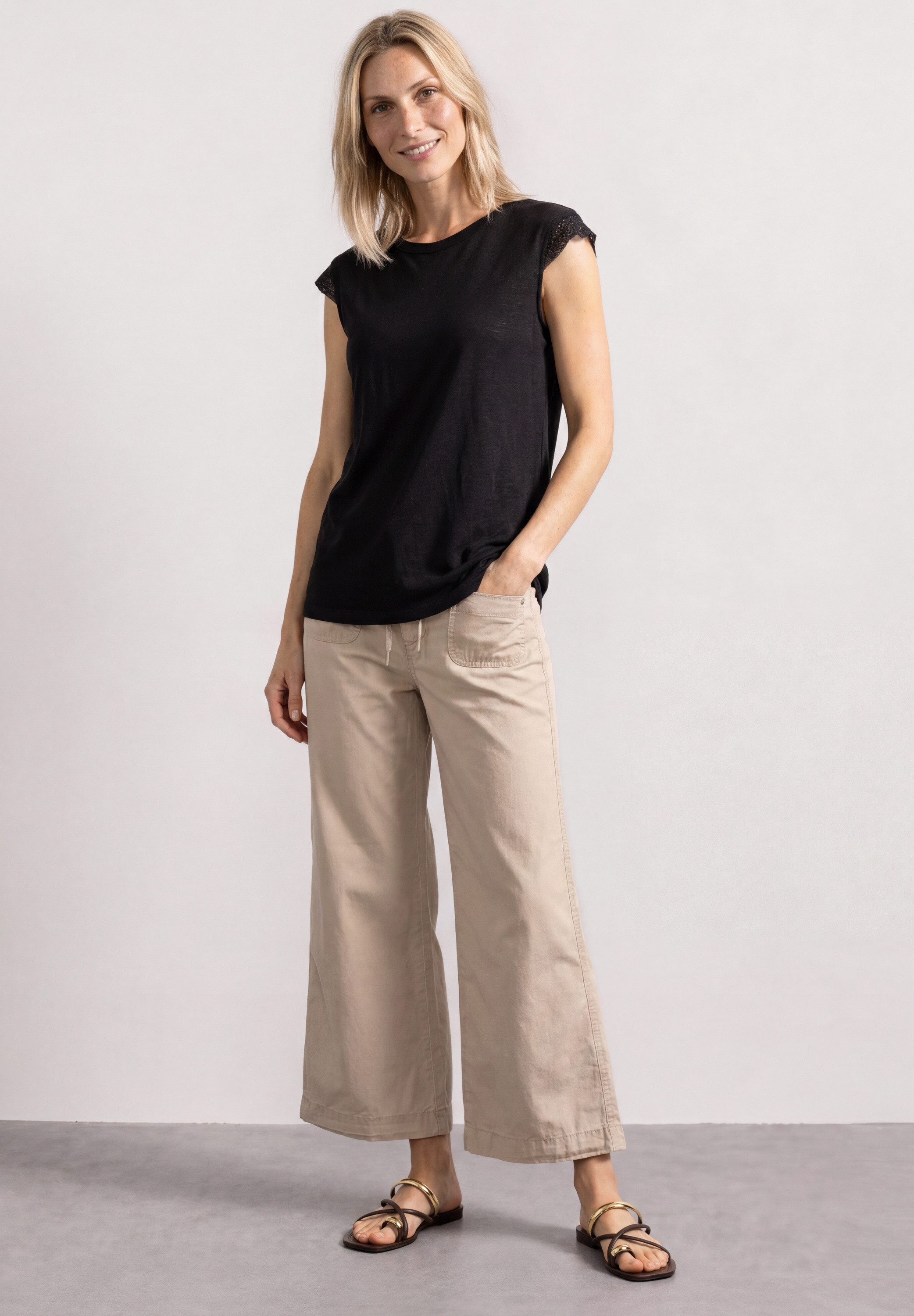 STREET ONE T-Shirt mit Rundhalsausschnitt – Bild 3 von 5