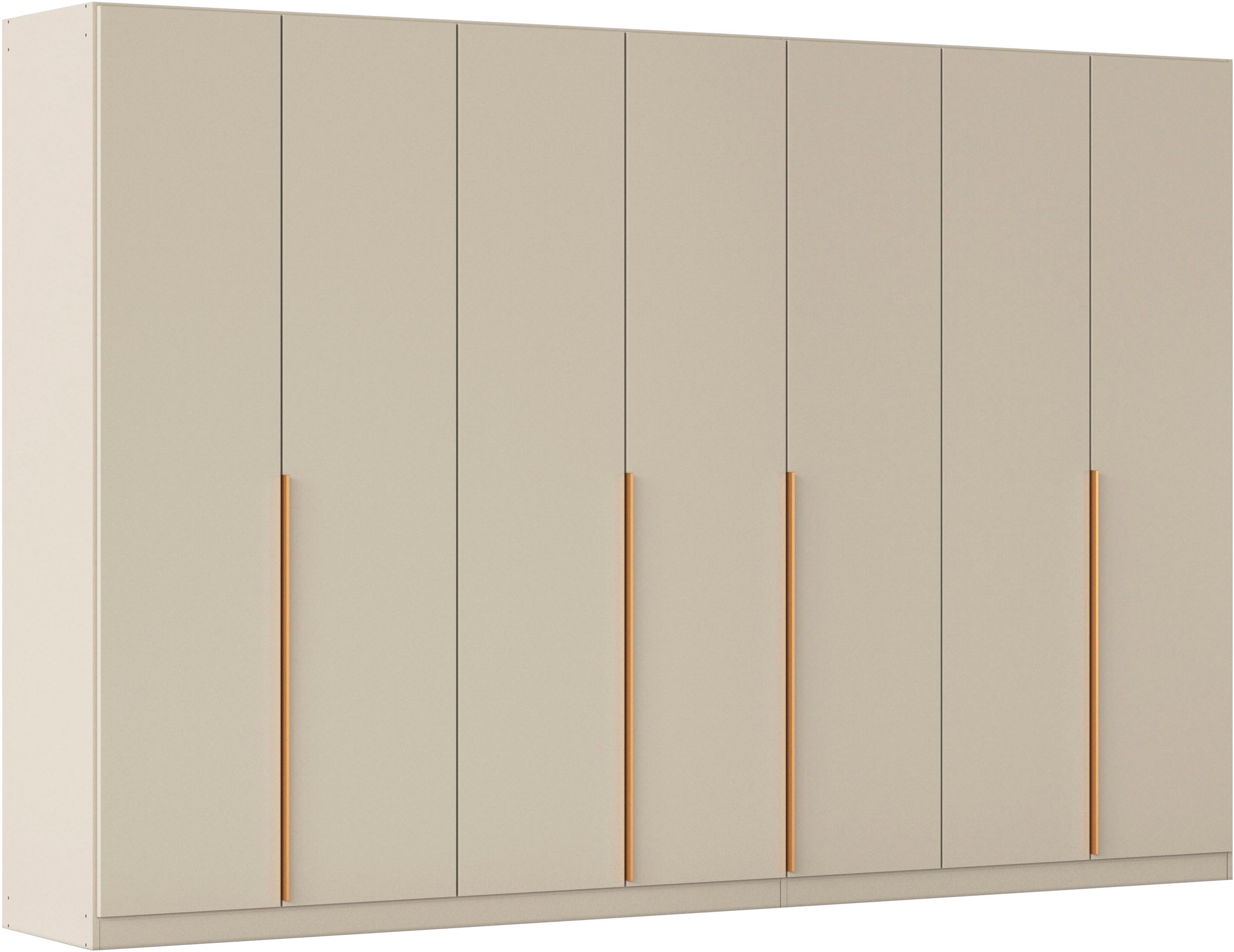 OTTO home Kleiderschrank Mehrzweckschrank Aktenschrank Möbel Mietswohnung Garderobe AGORDO (Breiten 91-405 cm, Griffe GOLD-Farben) durchdachte Innenausstattung kleine und große Räume MADE IN GERMANY