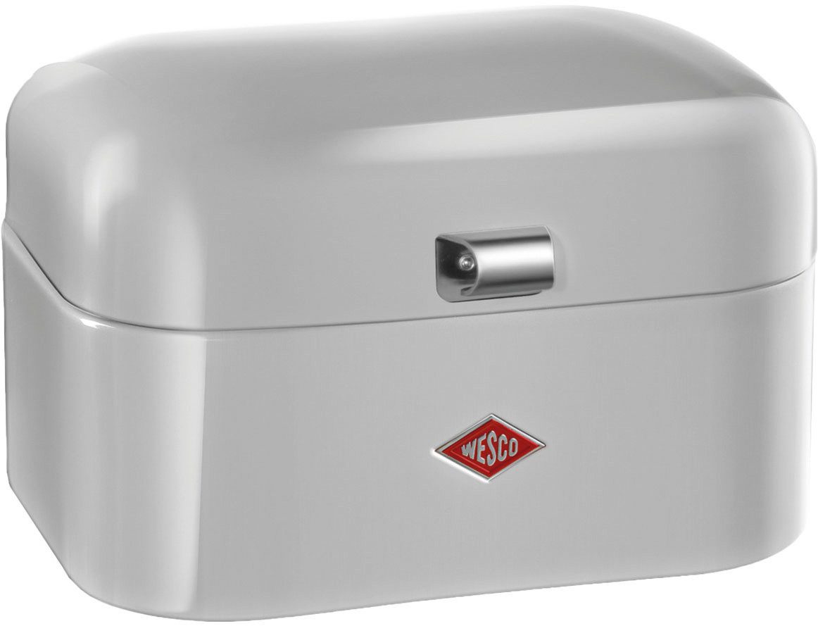 WESCO Brotkasten Single Grandy - Brotdose, Stahlblech, (1-tlg), Lüftungslöcher auf der Rückseite, Metallschaniere
