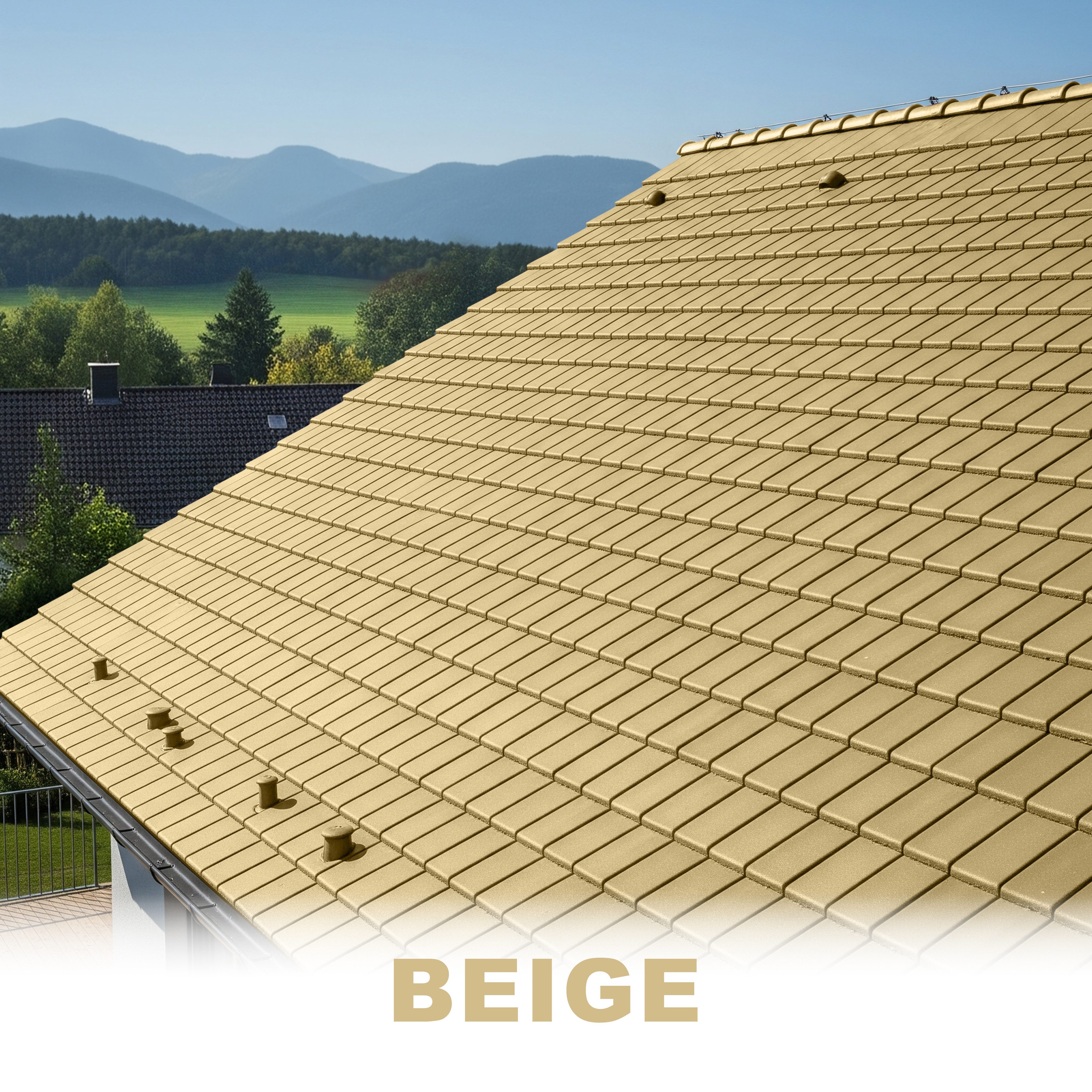 WO-WE Dachfarbe Dachfarbe Sockelfarbe Dachbeschichtung W510, 0.75-20L, Seidenglänzend