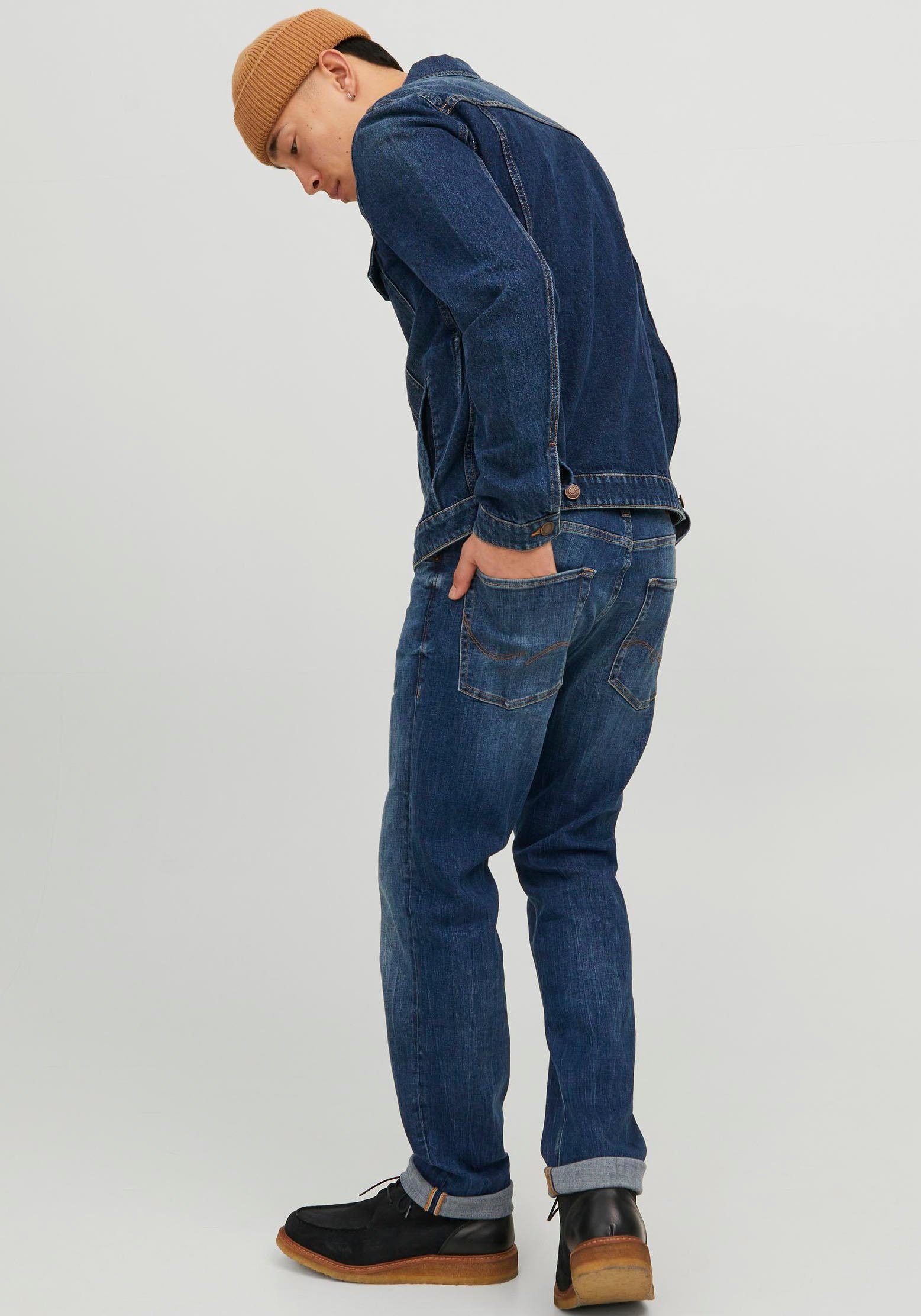 Jack & Jones Tapered-fit-Jeans JJIMIKE JJORIGINAL günstig online kaufen