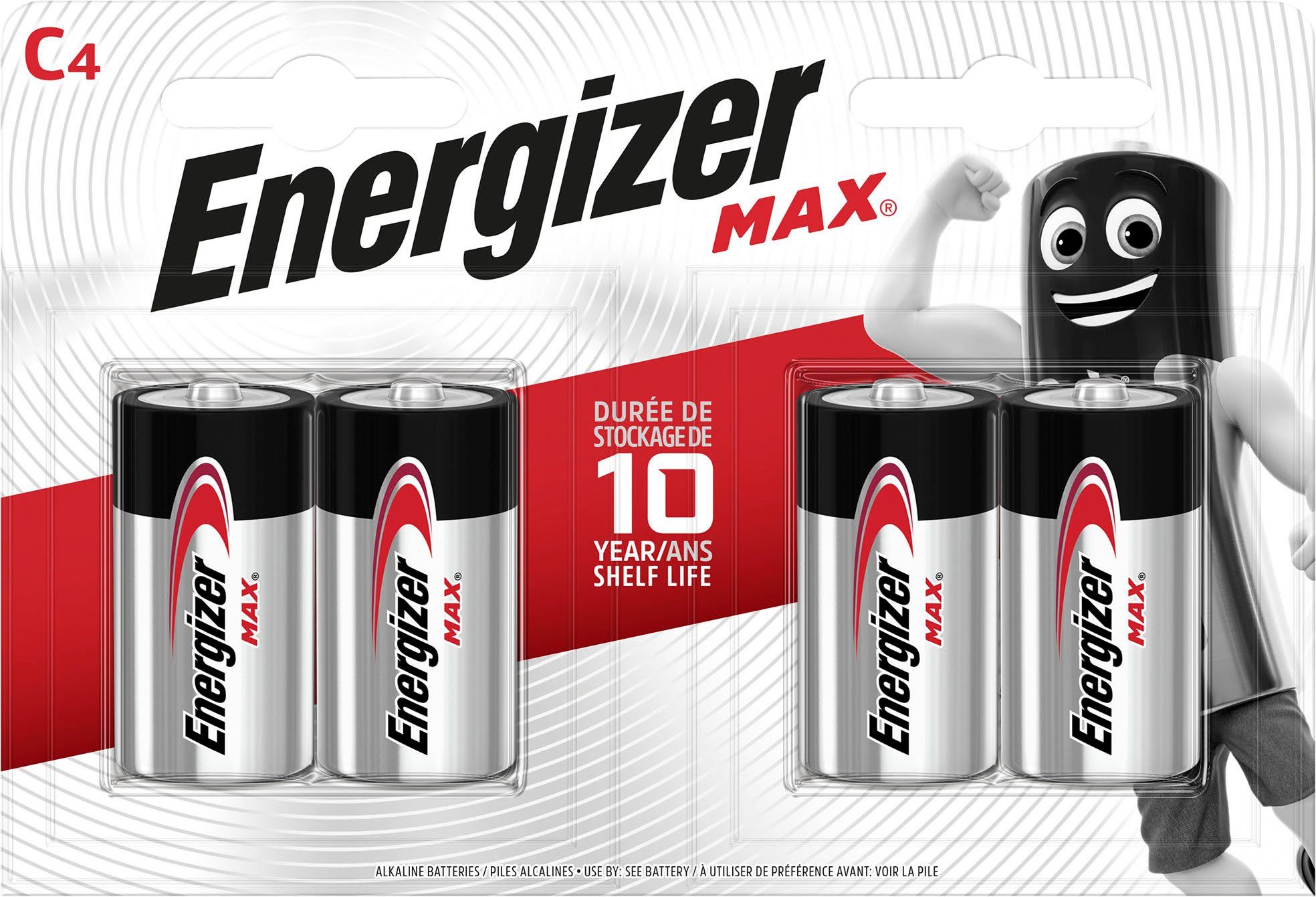 Image of Energizer »MAX C Alkali Batterien 4er Pack« Batterie, (4 St)