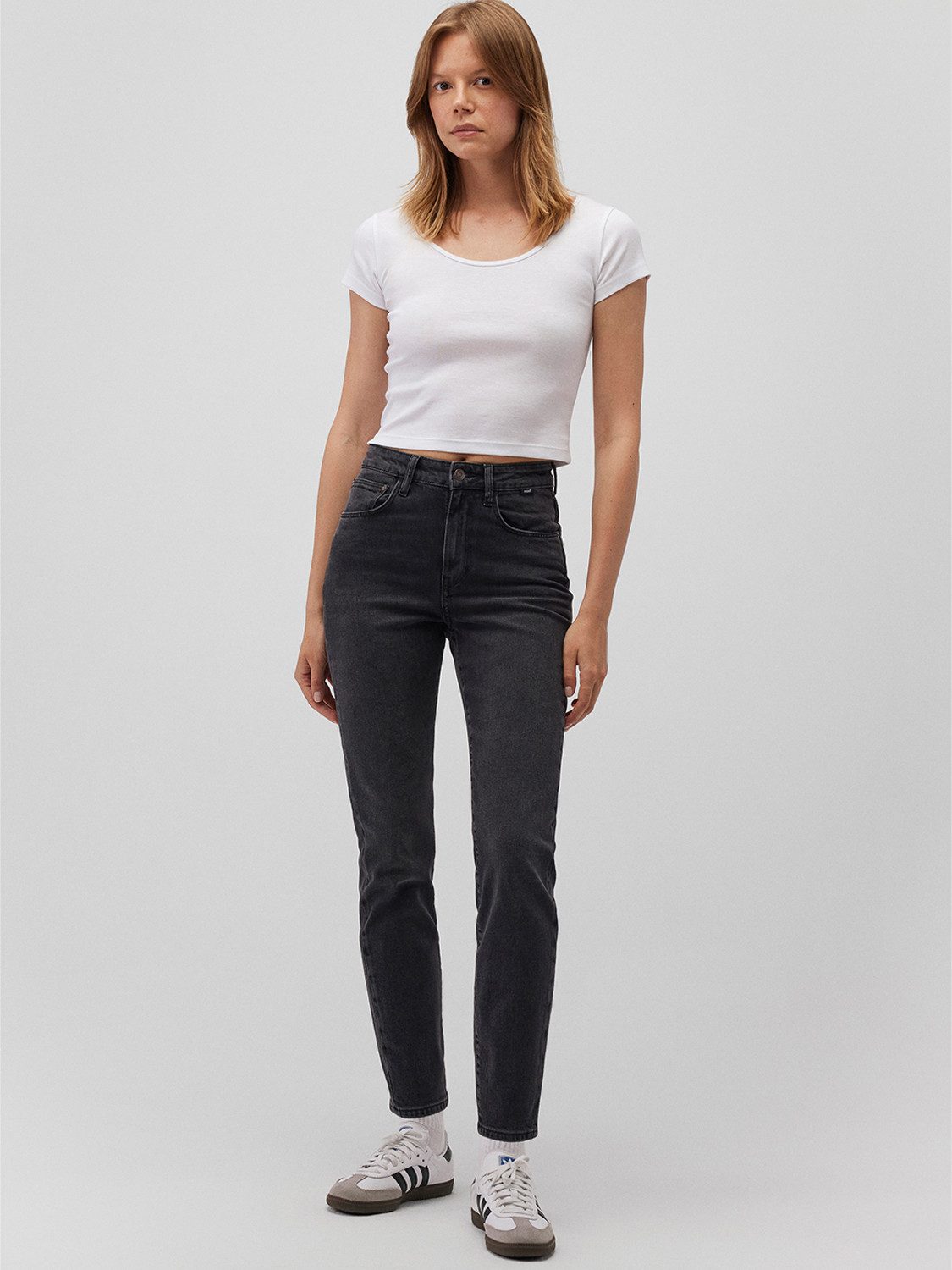 Mavi Boyfriend-Jeans Jeans Hoher Bund 5-Pocket günstig online kaufen
