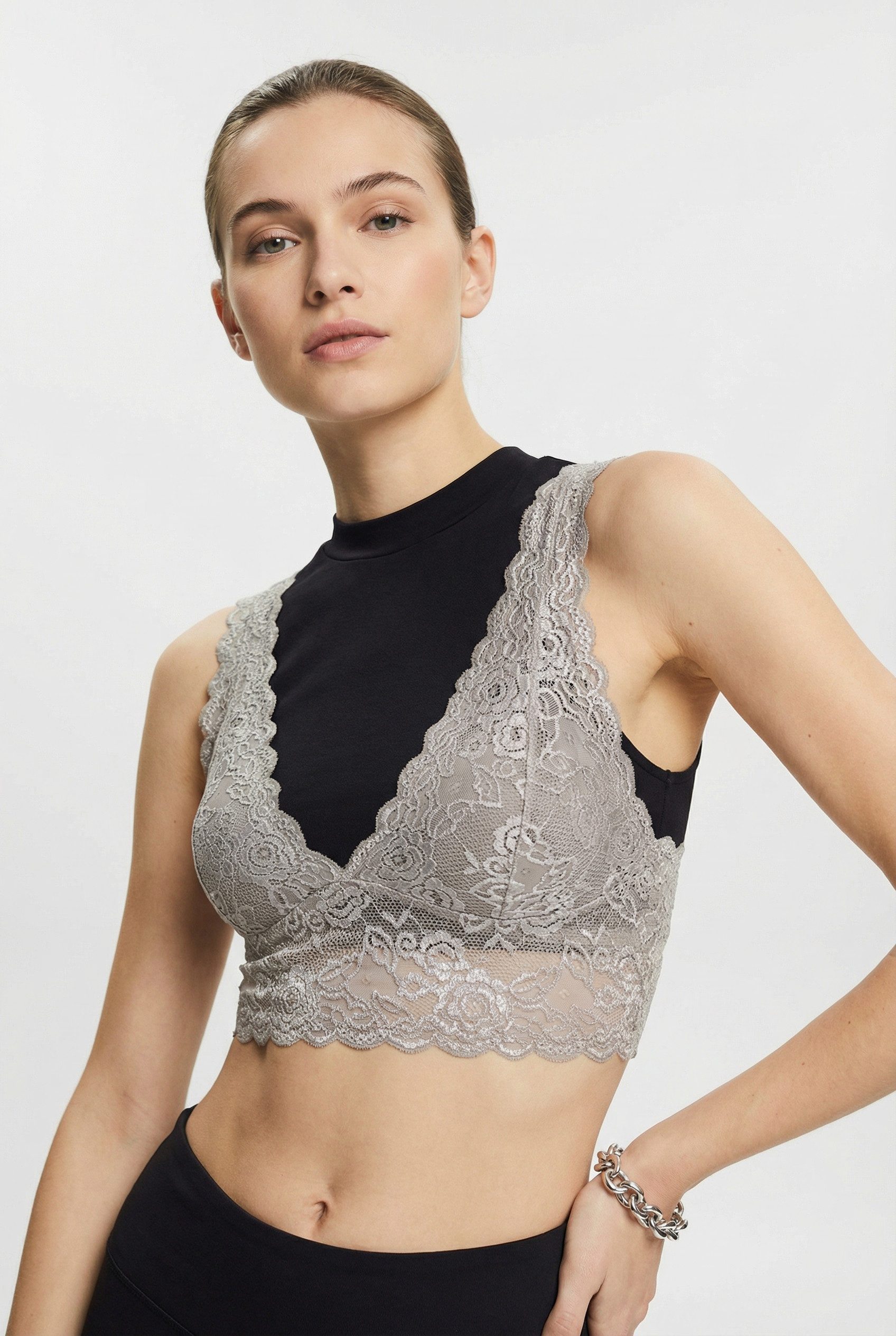 ONLY Spitzentop ONLCHLOE – Spitzen-Bra mit gepolsterten Cups und Stretch re günstig online kaufen