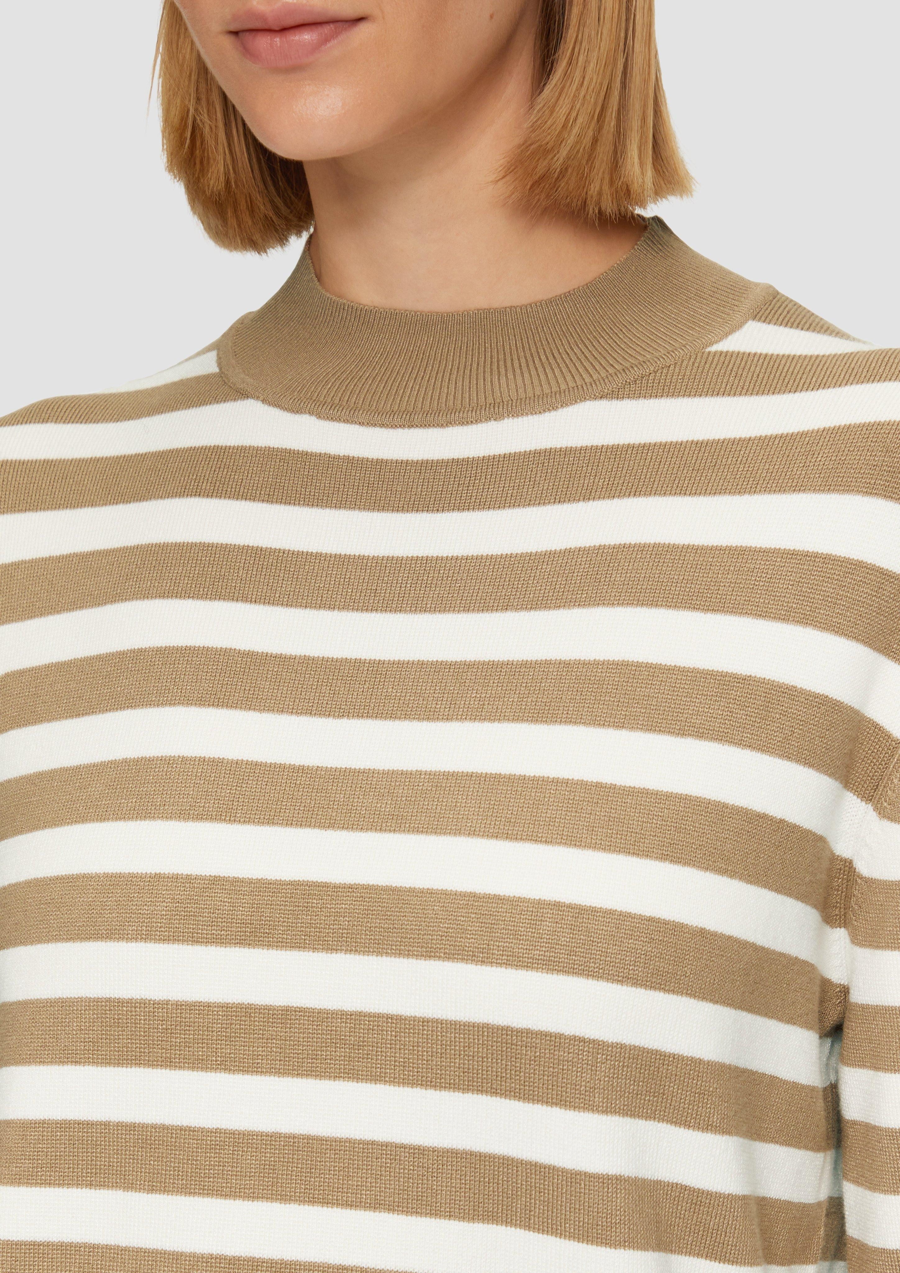 s.Oliver BLACK LABEL Strickpullover Gestreifter Strickpullover günstig online kaufen