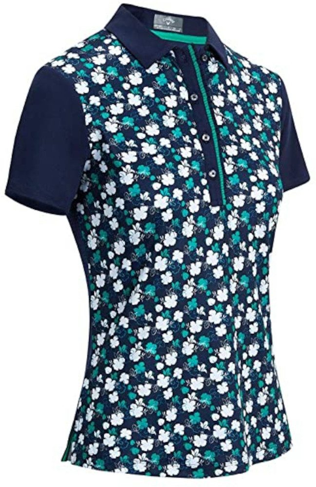 Callaway Poloshirt Callaway Golf Polo Ventilated Floral Print Damen