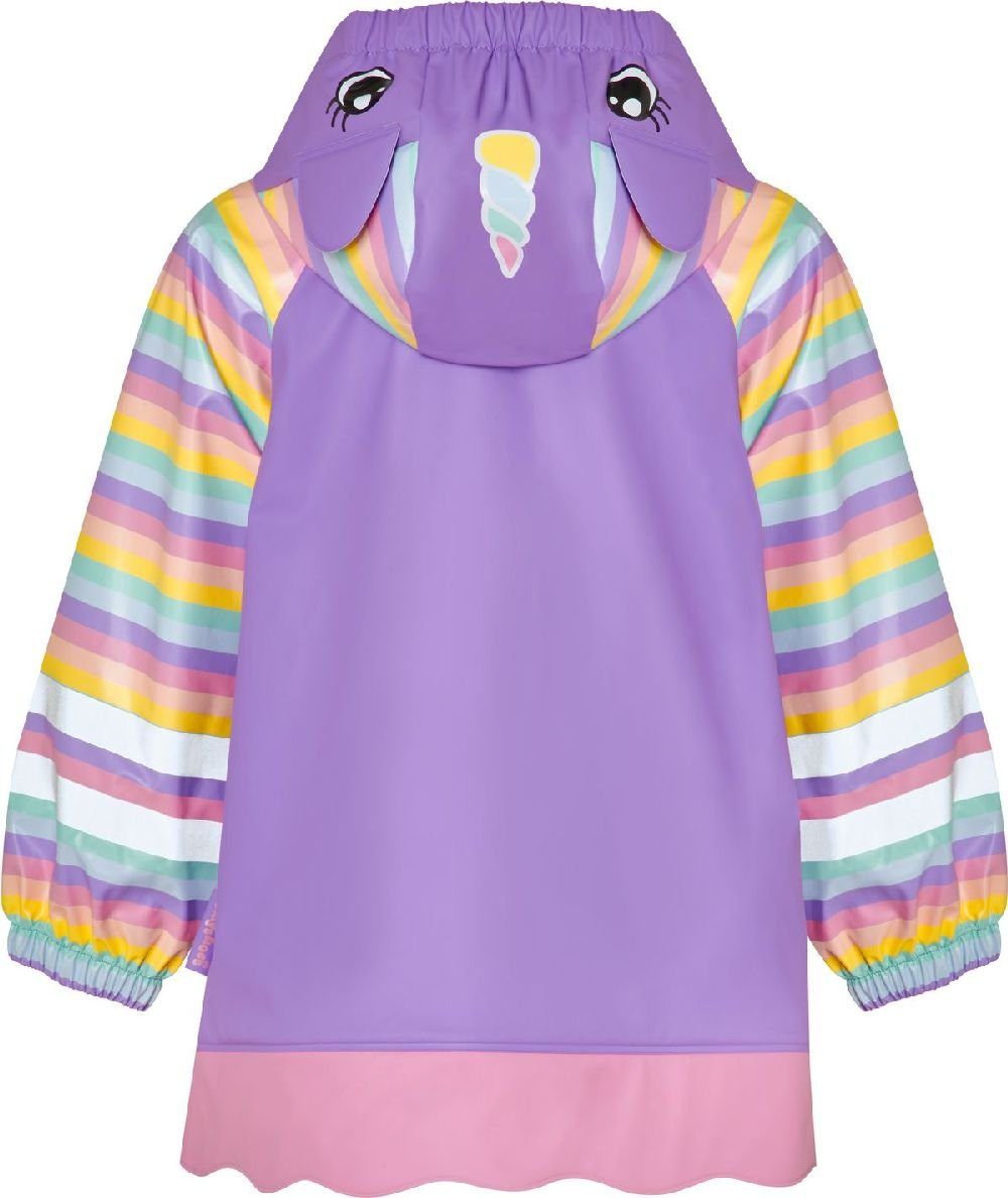 Playshoes Regenjacke Regen-Mantel Einhorn