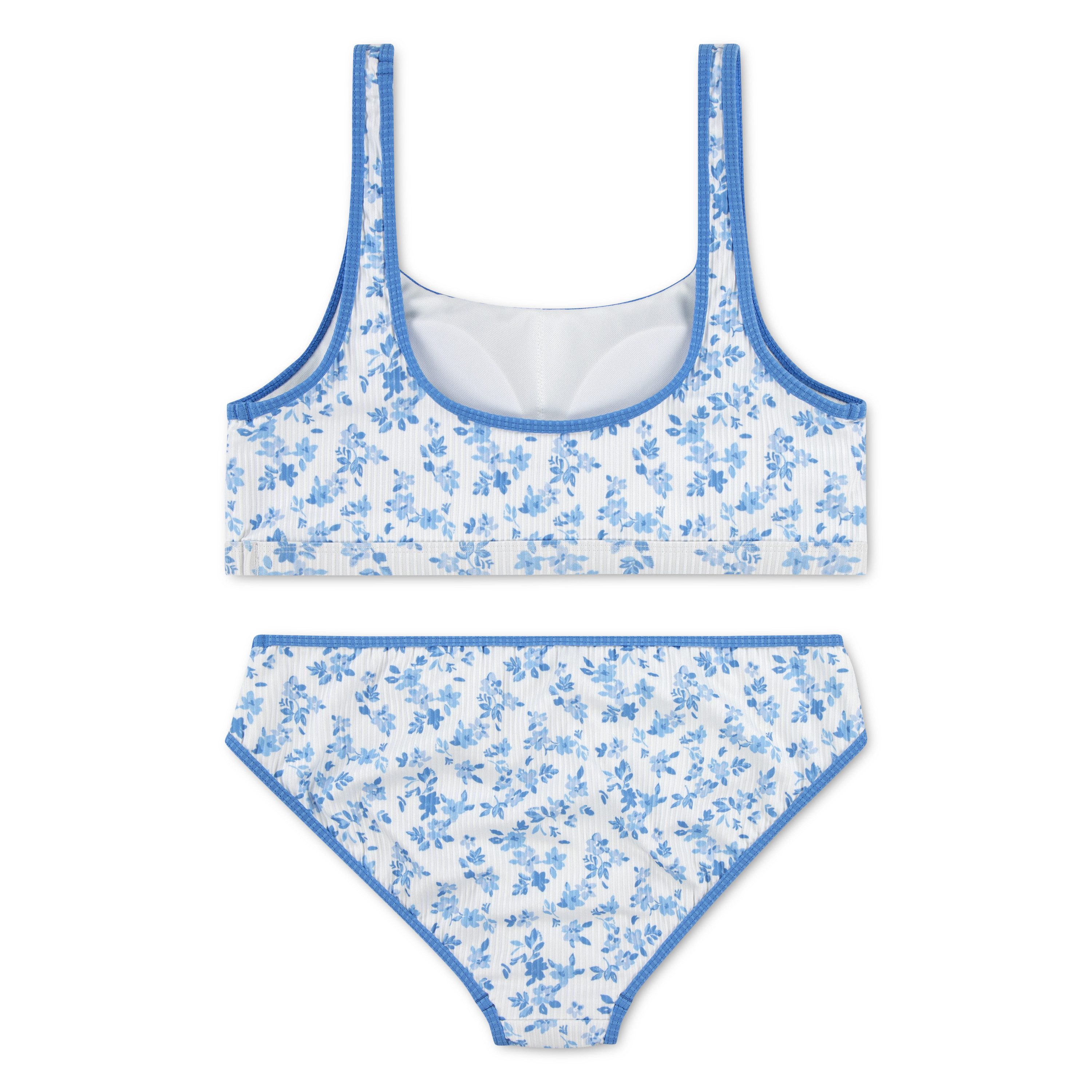 Abercrombie Kids Bustier-Bikini AFG SCOOPNECK 2 PC SWIMSUIT (2-St) mit floralem Muster, für Girls – Bild 2 von 3