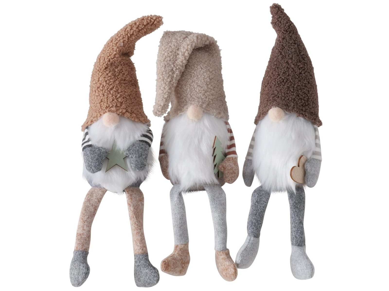 BOLTZE Weihnachtsfigur Tillmann Kantenhocker Wichtel sortiert mehrfarbig 35cm (1 Stück)