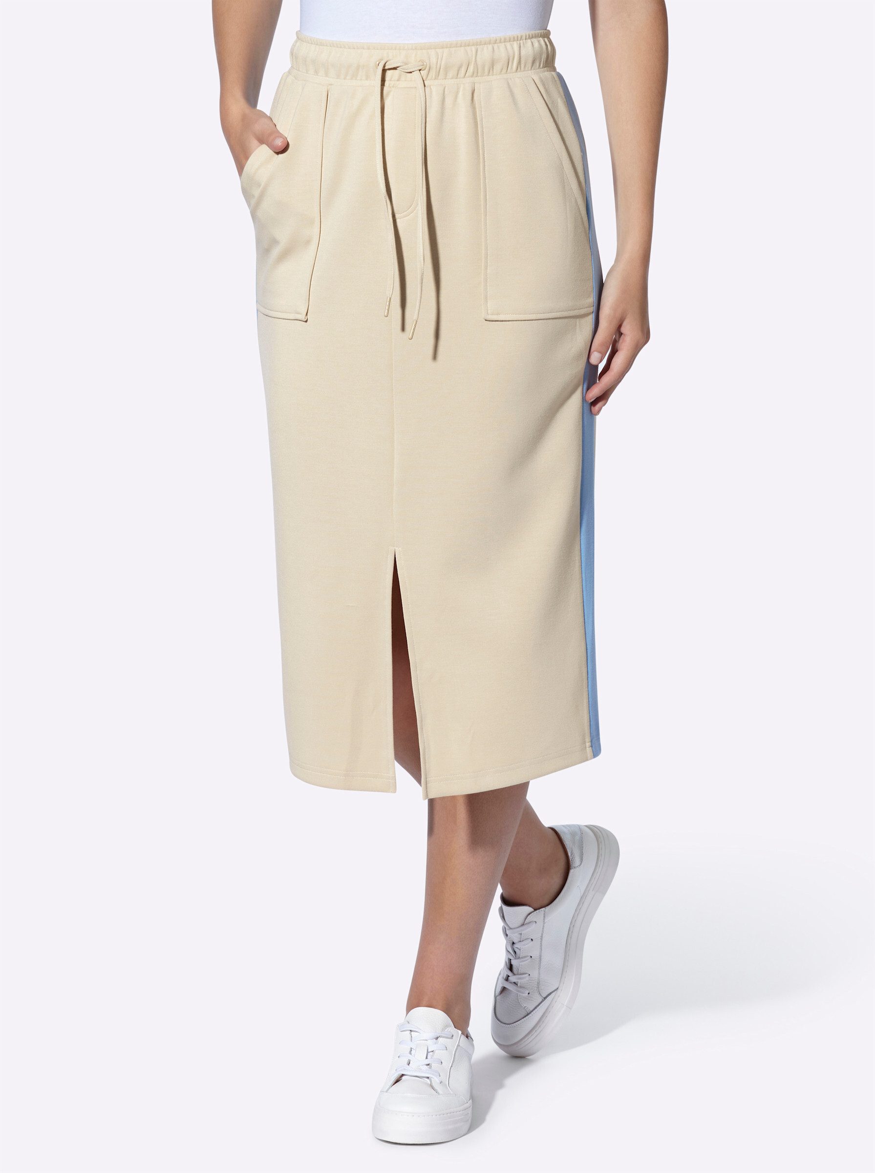 heine A-Linien-Rock Jerseyrock .