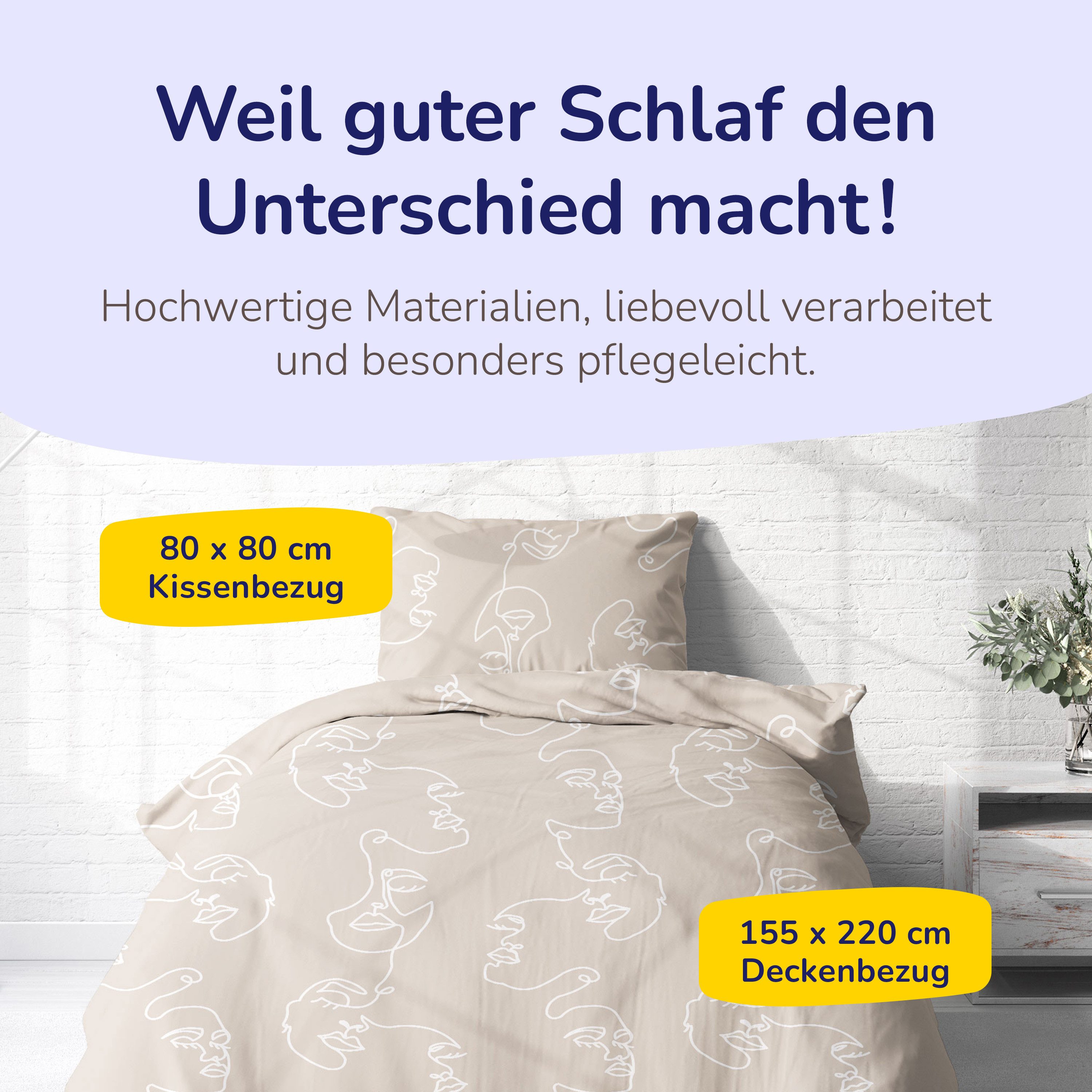 Träumschön Bettwäsche Premium Bettwäsche 135x200 oder günstig online kaufen