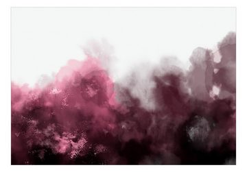 KUNSTLOFT Vliestapete Watercolour Variation - Red 1x0.7 m, halb-matt, lichtbeständige Design Tapete