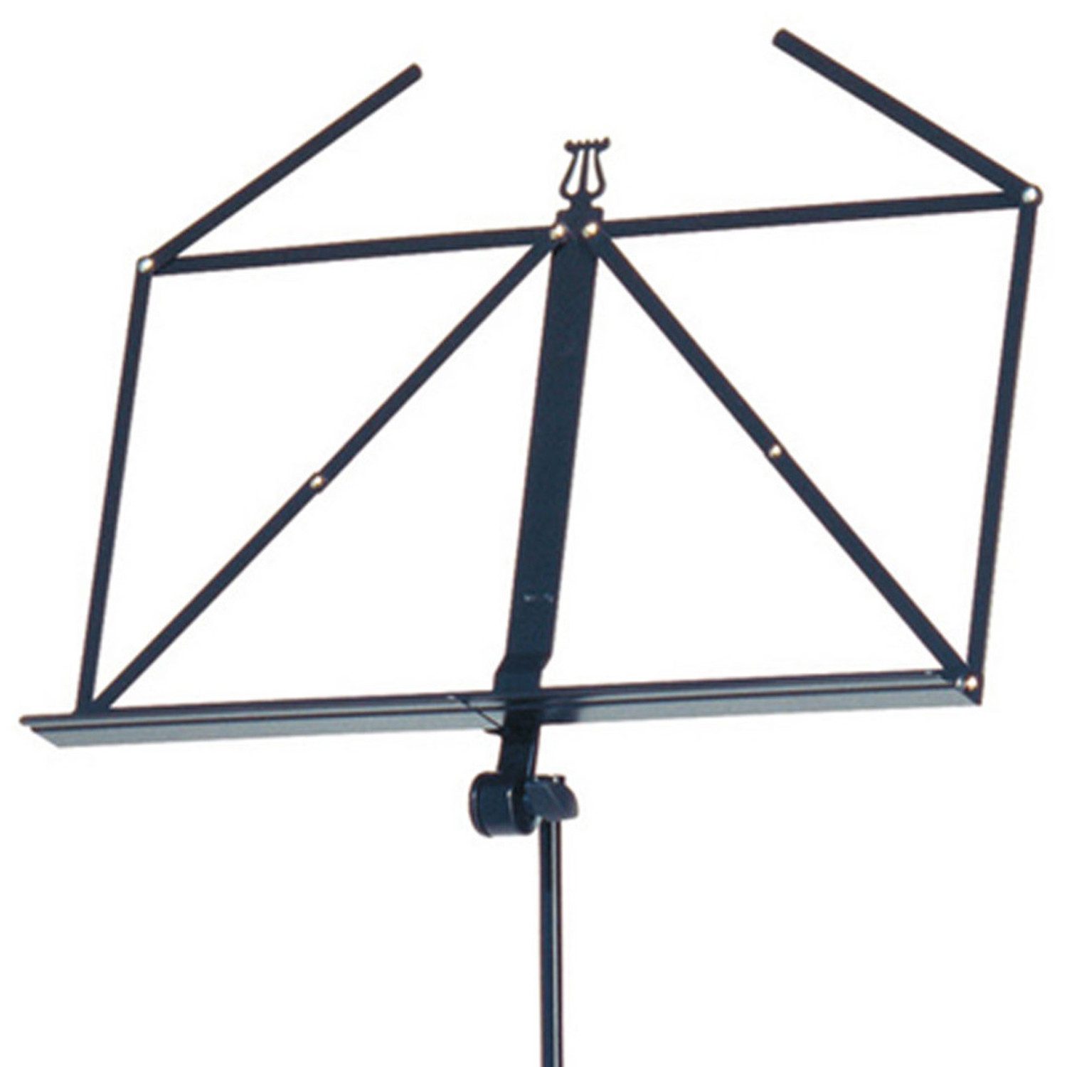 König & Meyer Notenpult K-M Notenständer Schwarz 10065 mit Notenklammer, (1-tlg., Notenständer), Vorteils-Set mit Notenklammer