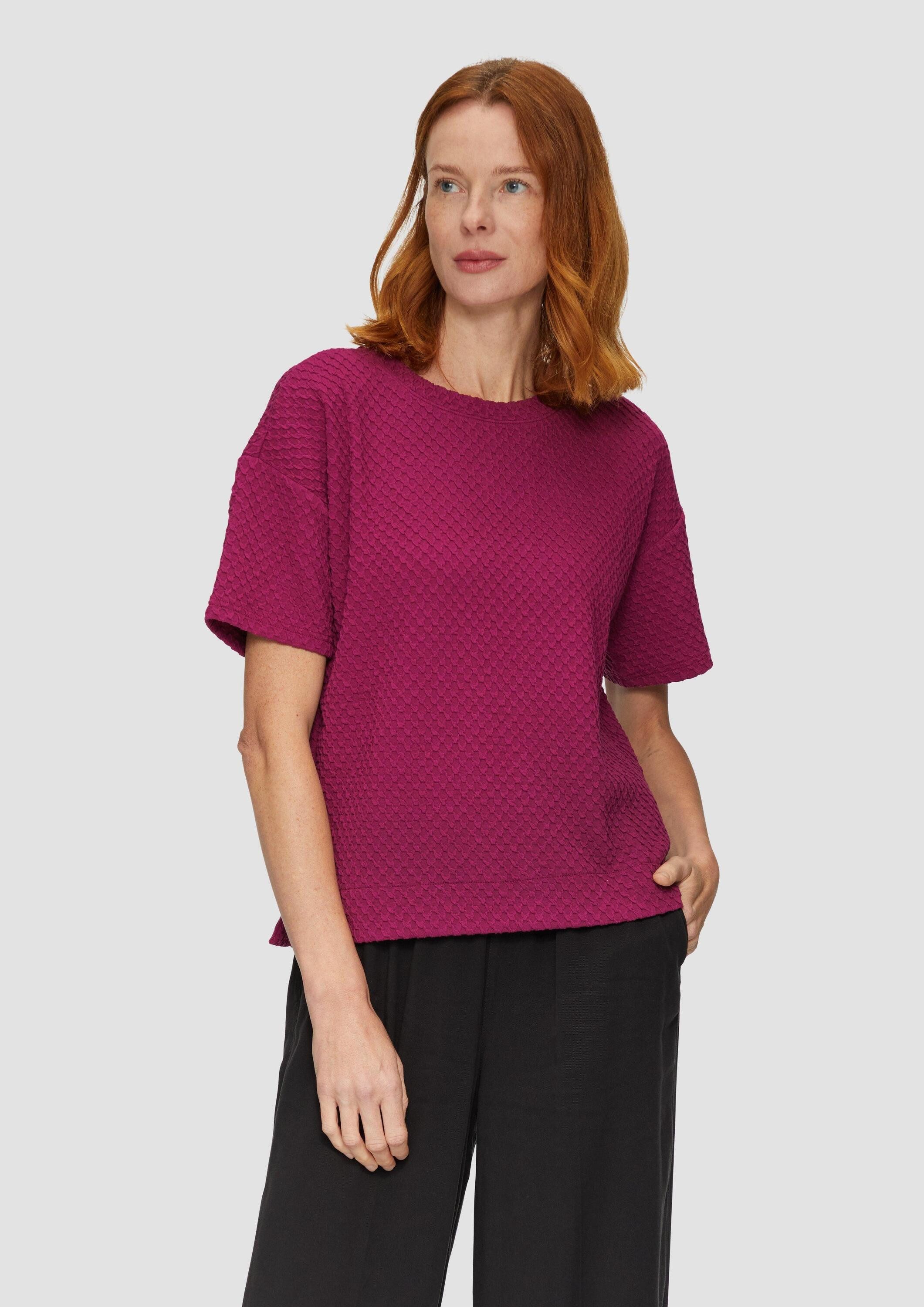 s.Oliver Kurzarmshirt Sweatshirt (1-tlg) günstig online kaufen