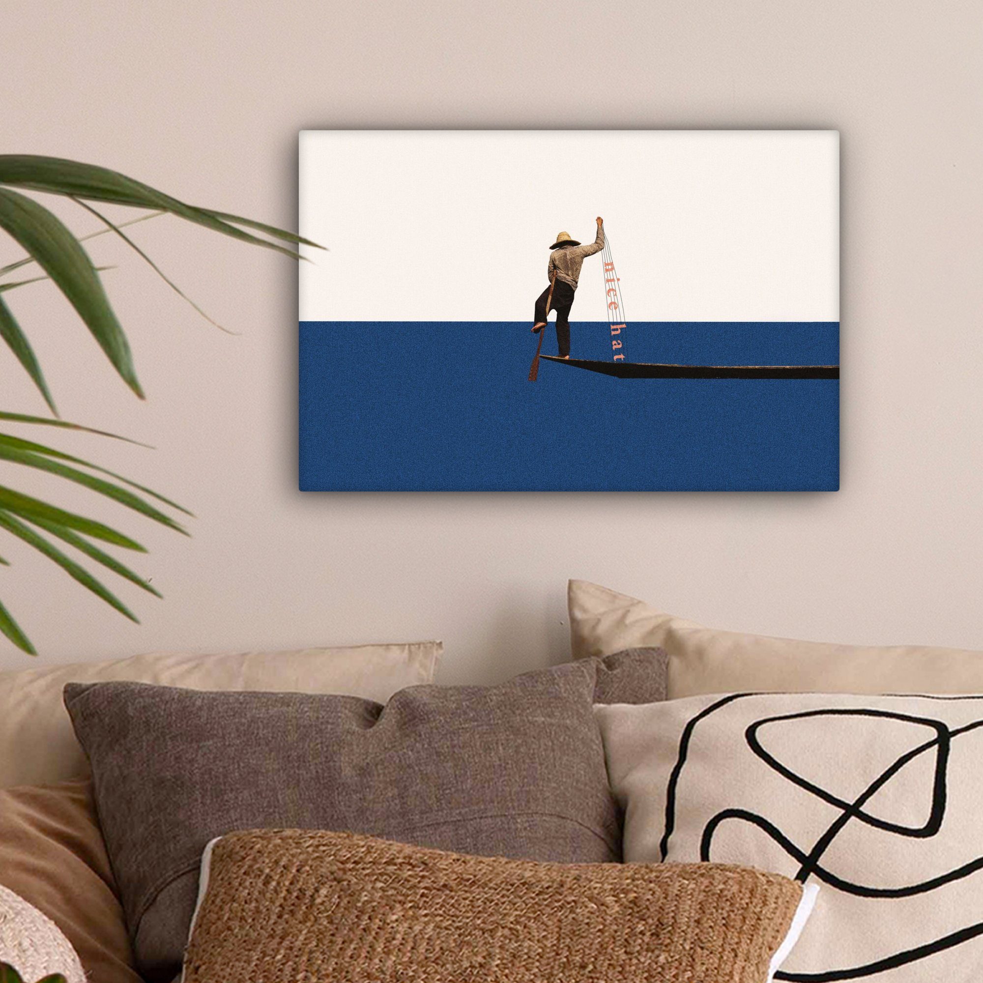OneMillionCanvasses® Leinwandbild Frau - Komplimente - günstig online kaufen