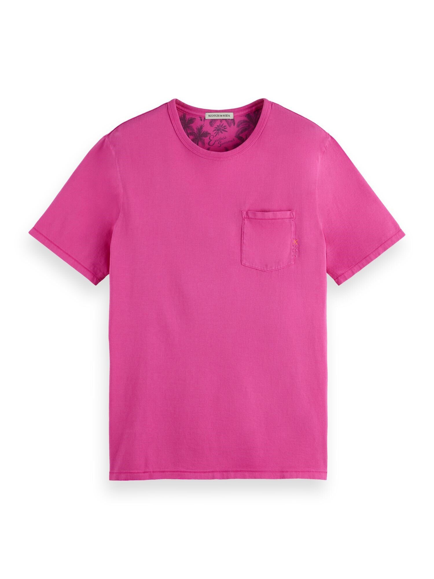 R-Neck Shirt Kurzarmshirt Soda Scotch Brusttasche (1-tlg) mit T-Shirt und &
