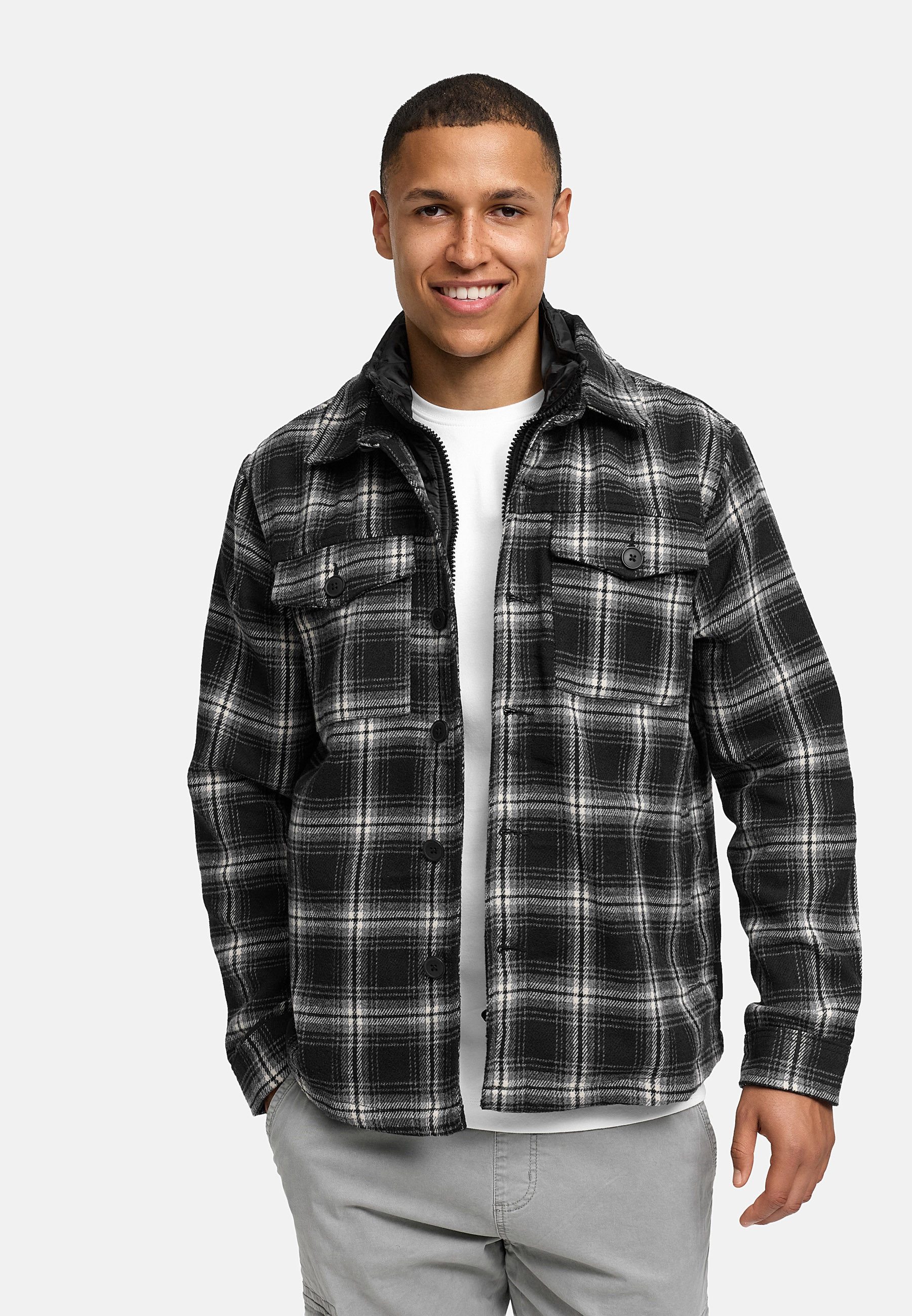 Indicode Hemdjacke Herren INDjango Übergangsjacke Herrenjacke günstig online kaufen