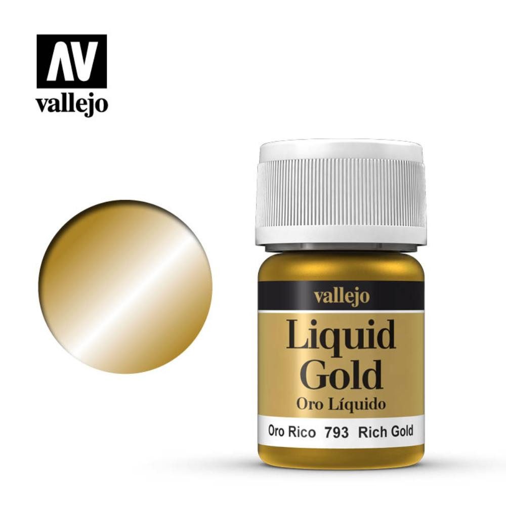 Vallejo Spielfigur Vallejo Liquid Metal Rich Gold (35 ml)