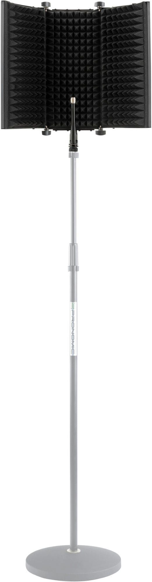 Pronomic Mikrofon-Halterung MP-80F Micscreen Schwarz - Ideal für Studio/Podcast & 2 Klappgelenke, (bis 0 Zoll, verhindert unerwünschte Schallreflektionen oder E – Bild 5 von 5
