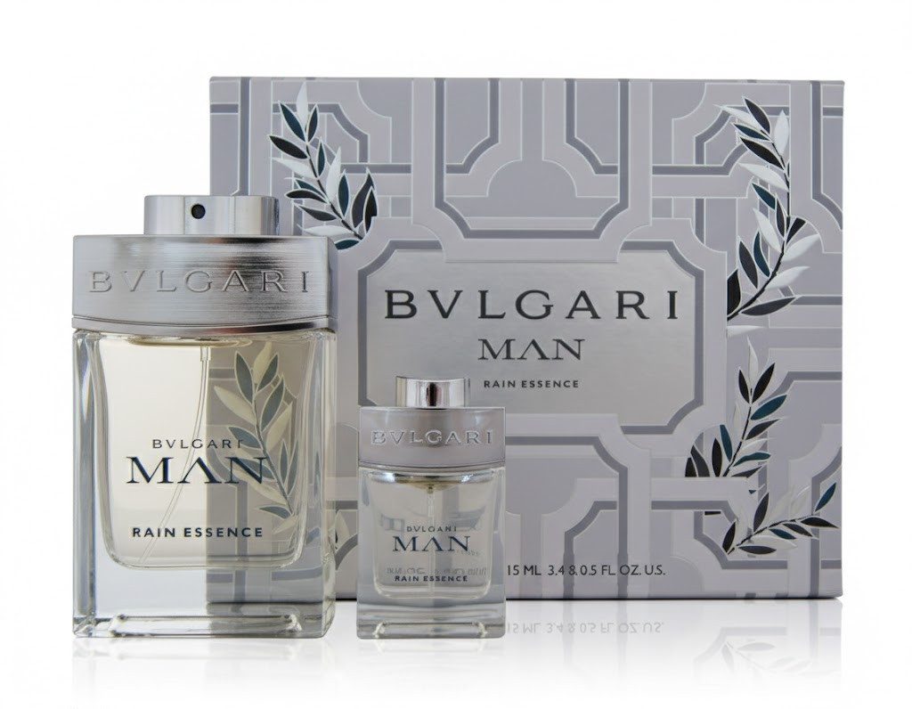 BVLGARI Duft-Set Bvlgari Man Rain Essence Eau de Parfum edp 100ml + Eau de Parfum 15ml, 1-tlg.