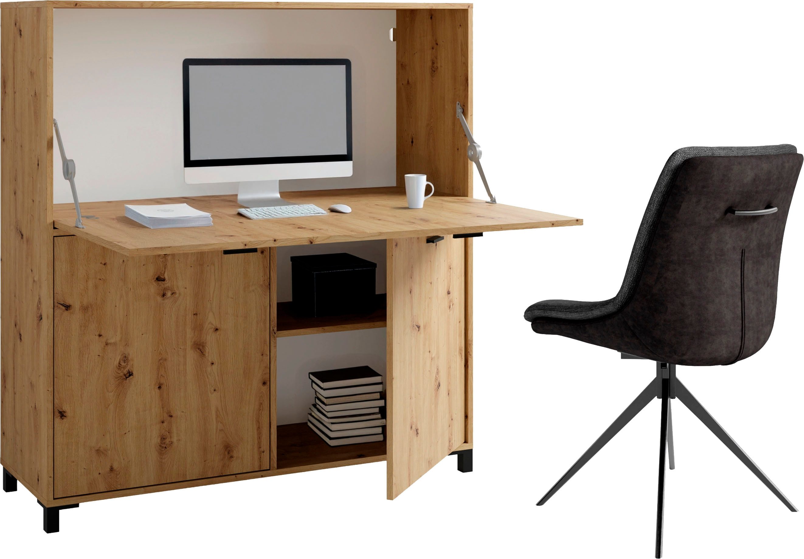 byLIVING Sekretär Montana, platzsparende Arbeitslösung mit günstig online kaufen
