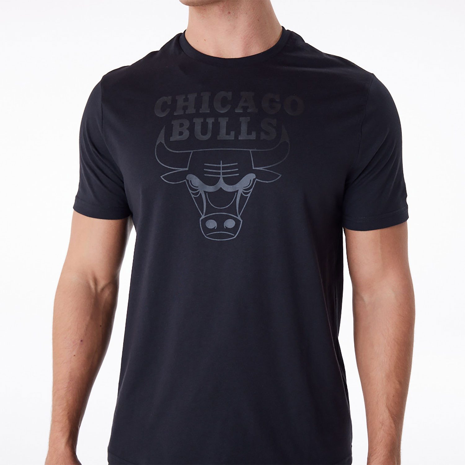 New Era Funktionsshirt NOS NBA REGULAR TEE CHIBUL BLKBLK
