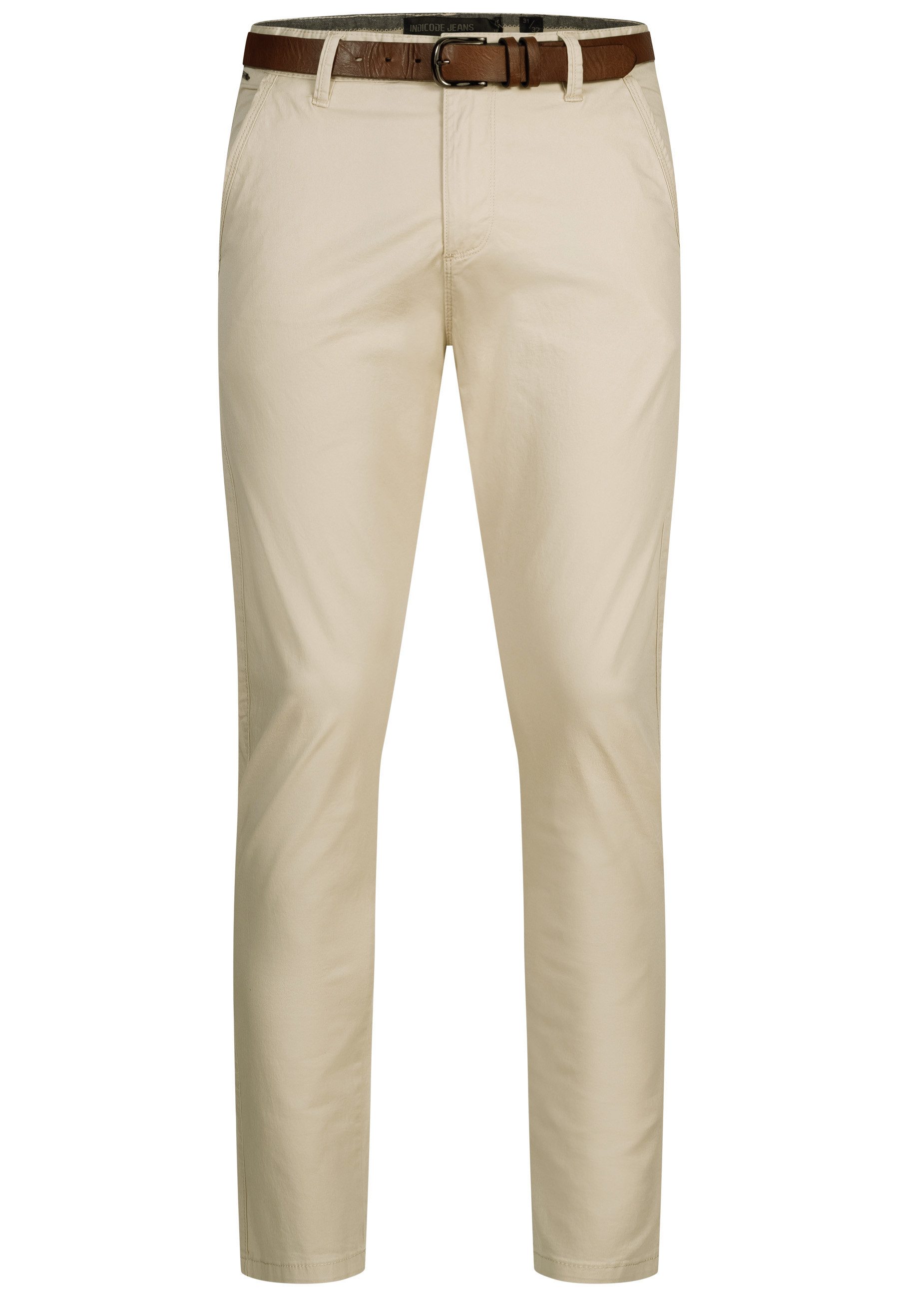 Chinohose Herren INPilli Regular-Fit Baumwollhose