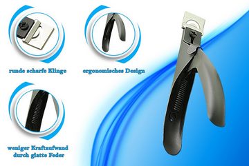SMI Nagelknipser Acryl Nagelknipser Tip Cutter knipser acrylnagel gelnägel kunstnägel, ergonomisches Design
