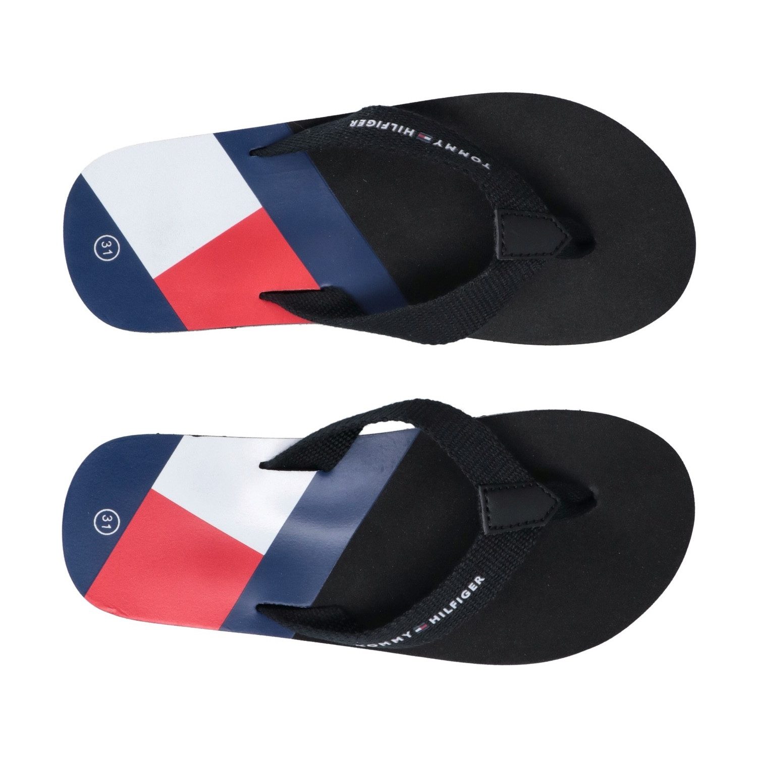 Tommy Hilfiger Zehentrenner, Slides, Sandale mit Zehensteg