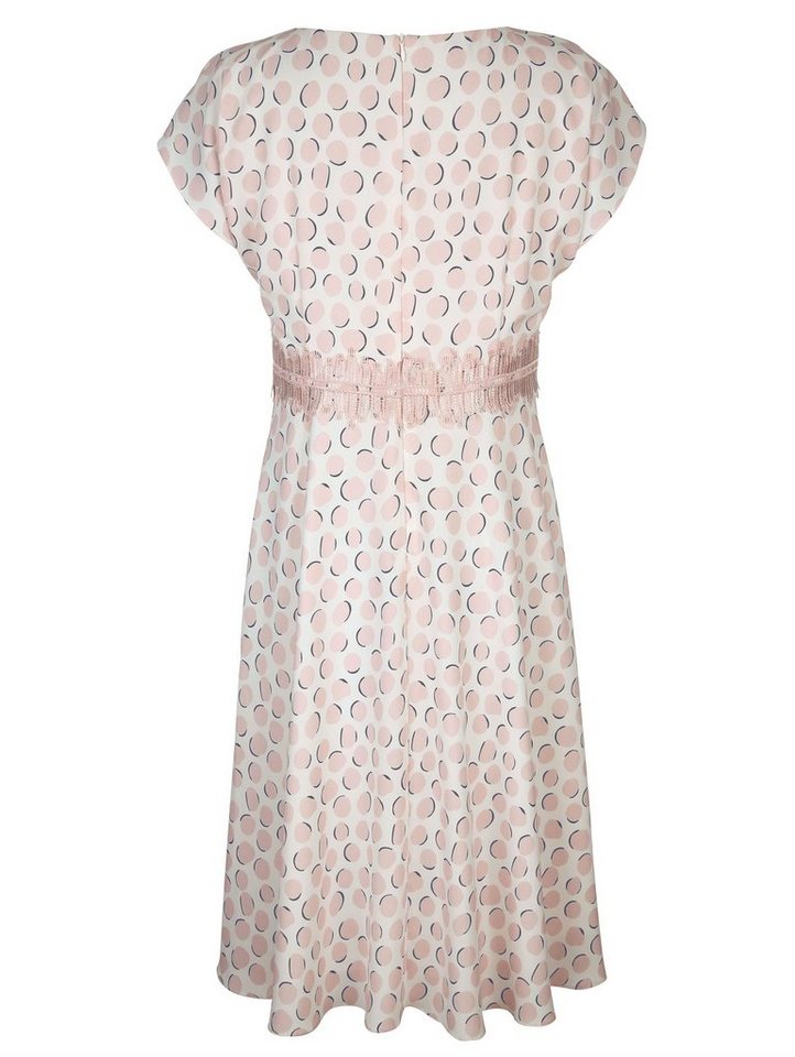 Mona Kleid mit zarten Pastelltupfen in rosa