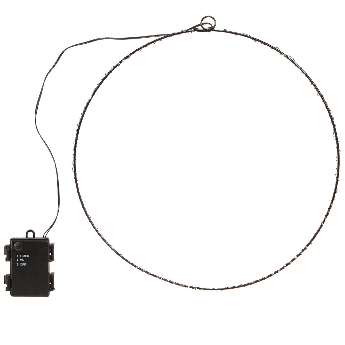Viana LED-Lichterkette LED Metallring Innenbereich Batteriebetrieb Dekoration Timer