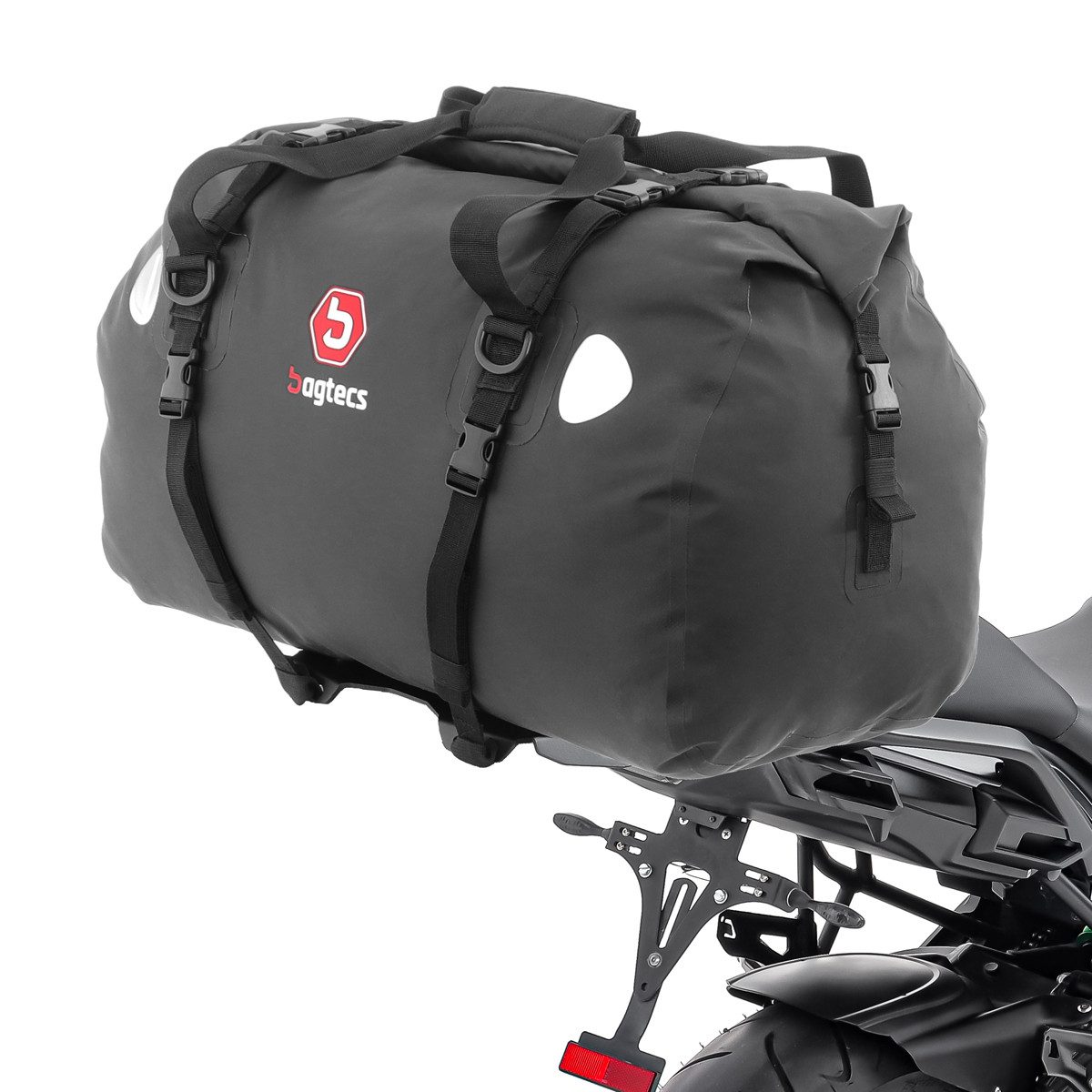 Bagtecs Topcase Set Gepäckbrücke + Hecktasche für Kawasaki Versys 650 14-26 XF60