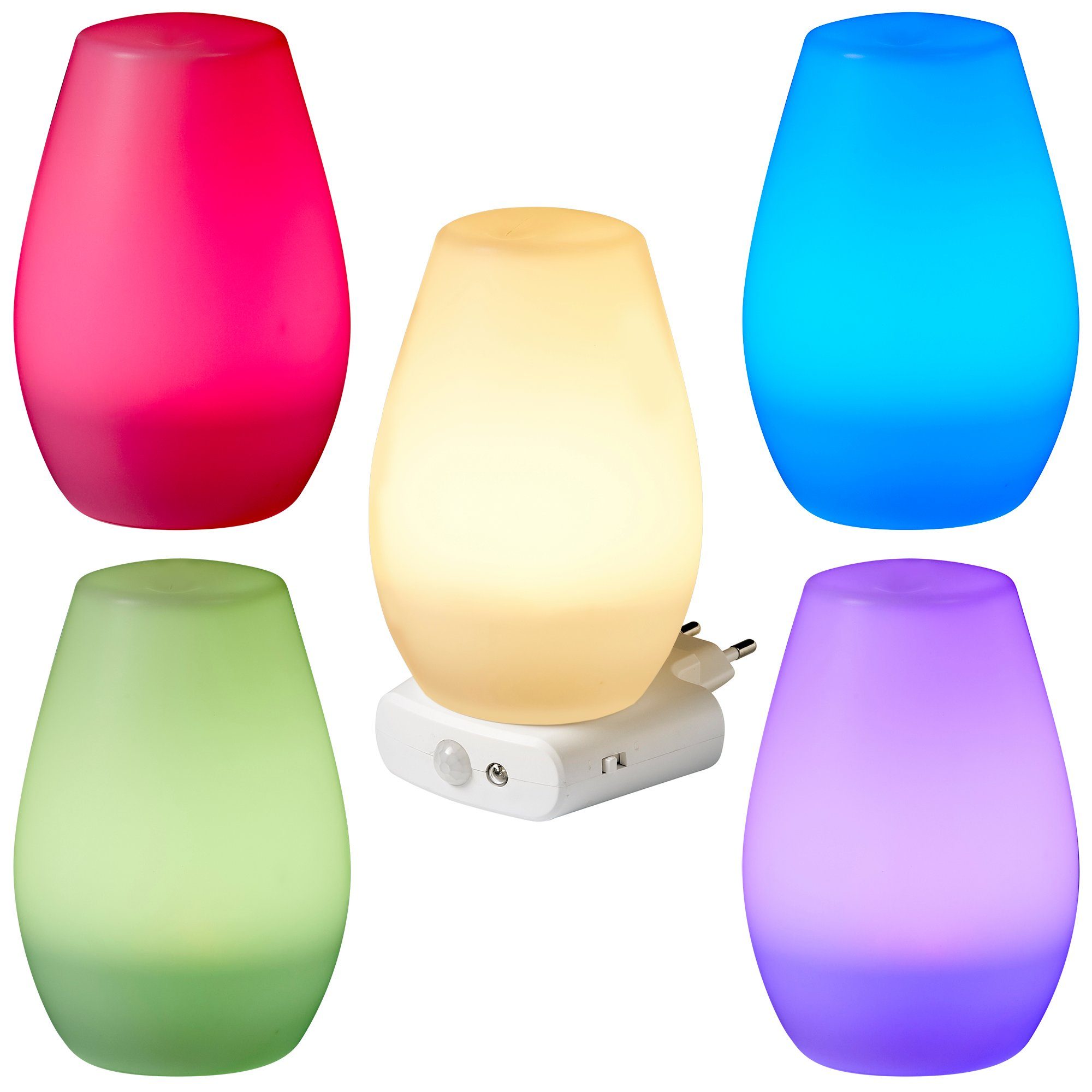 Northpoint LED Nachtlicht Nachtlampe Bewegungsmelder Aufladbare Taschenlampe
