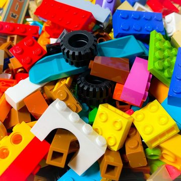 LEGO® Spielbausteine LEGO® Steine Bunt gemischt - 400 gr. - ca. 400 Stück - Colorful bricks mix - NEU, (Creativ-Set, 400 St), Made in Europe