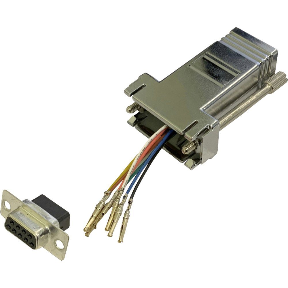 Kabelzubehör BKL Electronic 10121108 Adapter D-SUB-Buchse 9pol. - RJ45-Buchse 1 St